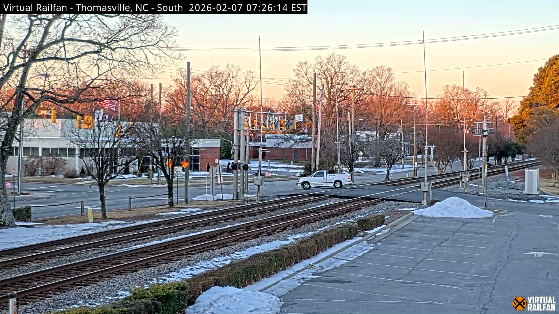 Thomasville Railway Fisher Ferry St. Junction Live Cam - Thomasville, Davidson, North Carolina, USA 