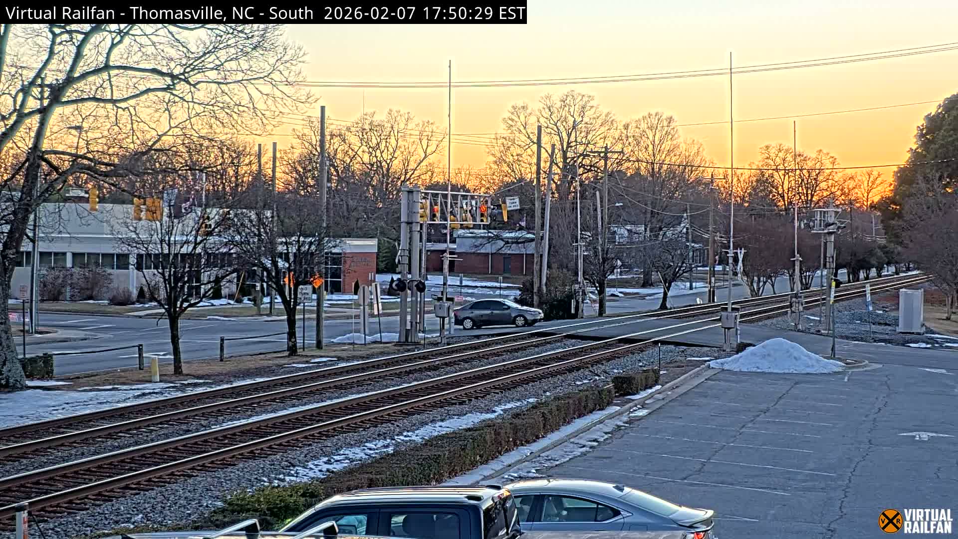Thomasville Railway Fisher Ferry St. Junction Live Cam - Thomasville, Davidson, North Carolina, USA 
