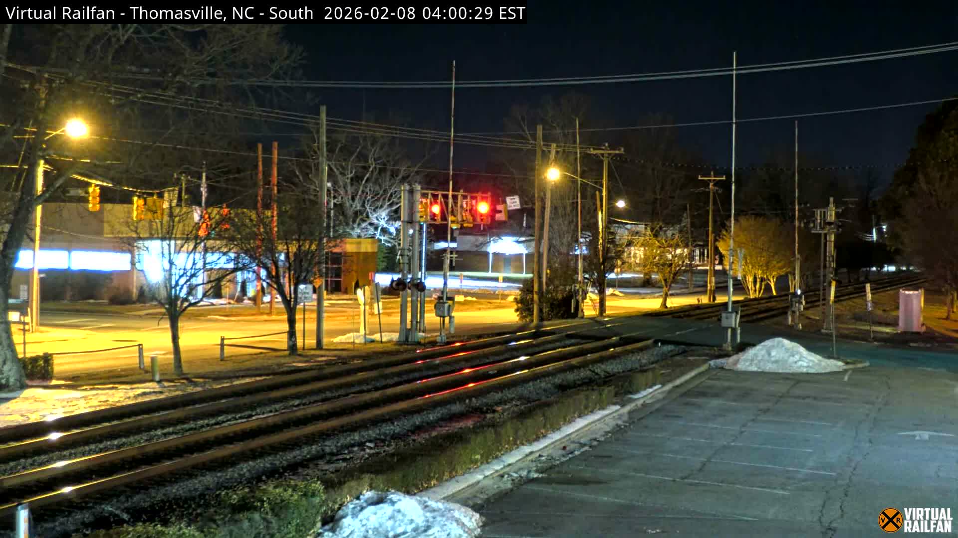 Thomasville Railway Fisher Ferry St. Junction Live Cam - Thomasville, Davidson, North Carolina, USA 