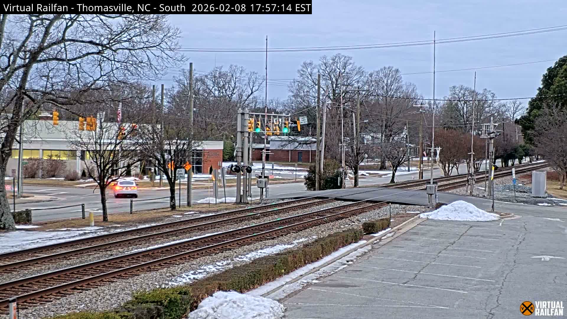 Thomasville Railway Fisher Ferry St. Junction Live Cam - Thomasville, Davidson, North Carolina, USA 