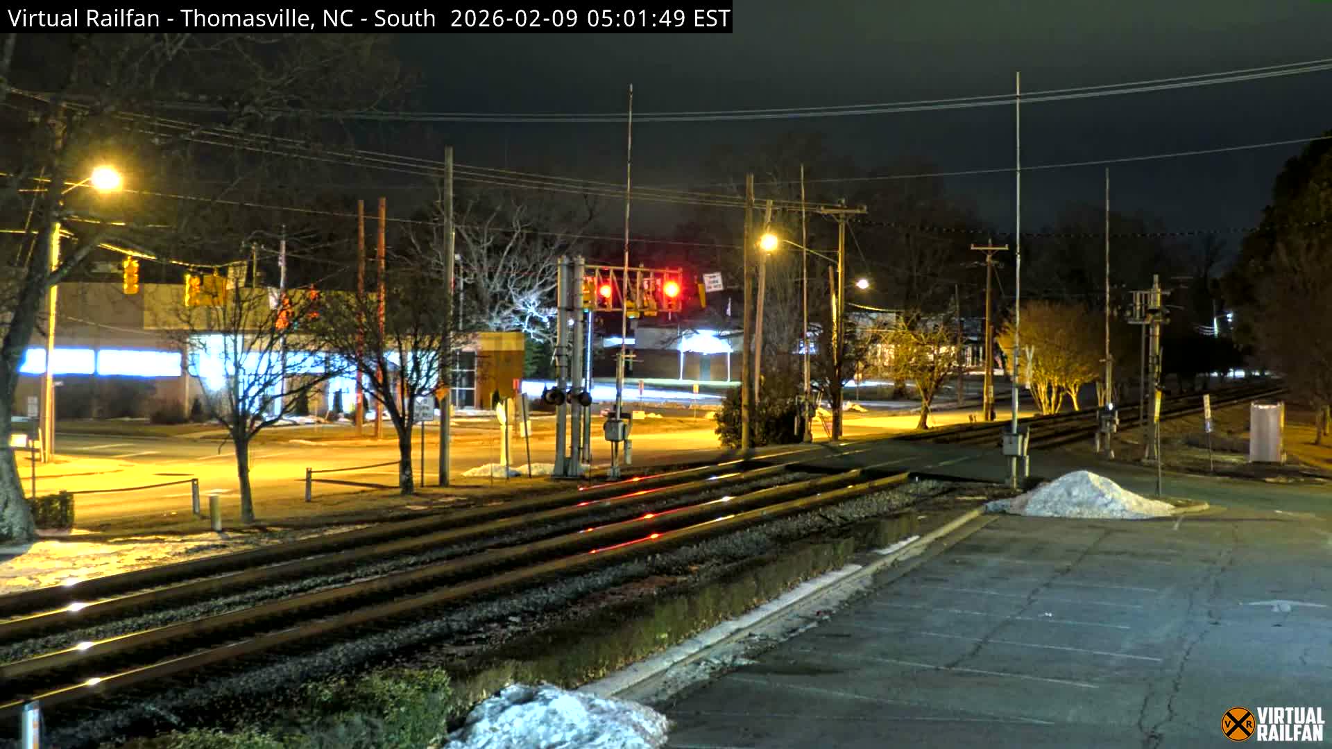 Thomasville Railway Fisher Ferry St. Junction Live Cam - Thomasville, Davidson, North Carolina, USA 