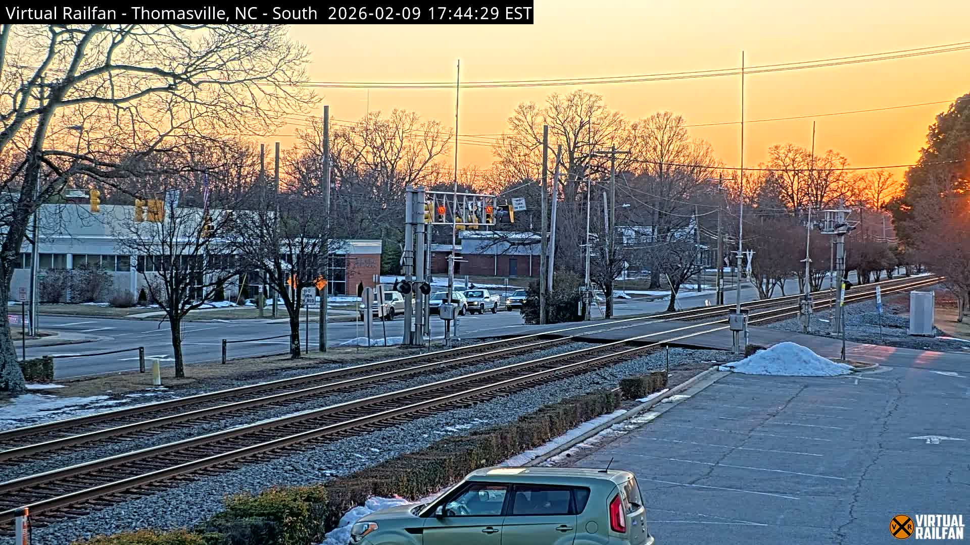 Thomasville Railway Fisher Ferry St. Junction Live Cam - Thomasville, Davidson, North Carolina, USA 