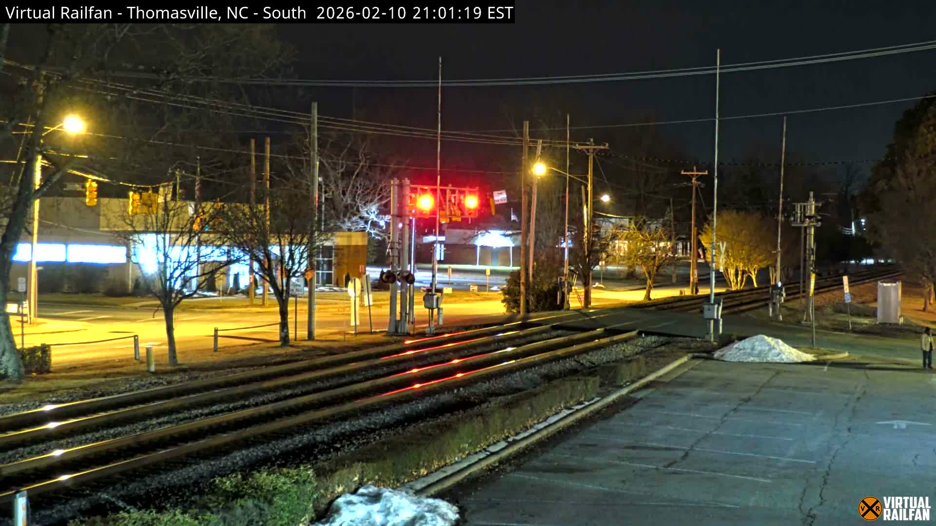Thomasville Railway Fisher Ferry St. Junction Live Cam - Thomasville, Davidson, North Carolina, USA 