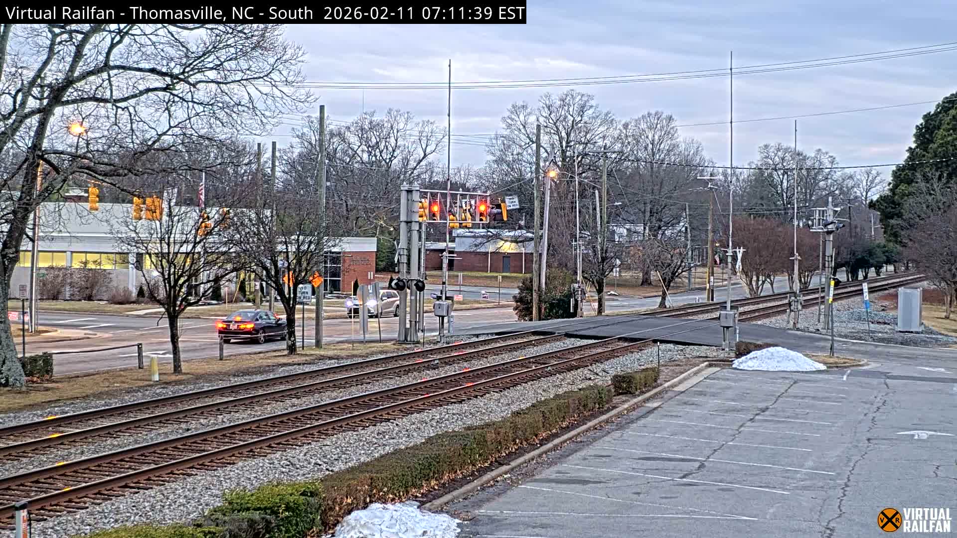 Thomasville Railway Fisher Ferry St. Junction Live Cam - Thomasville, Davidson, North Carolina, USA 