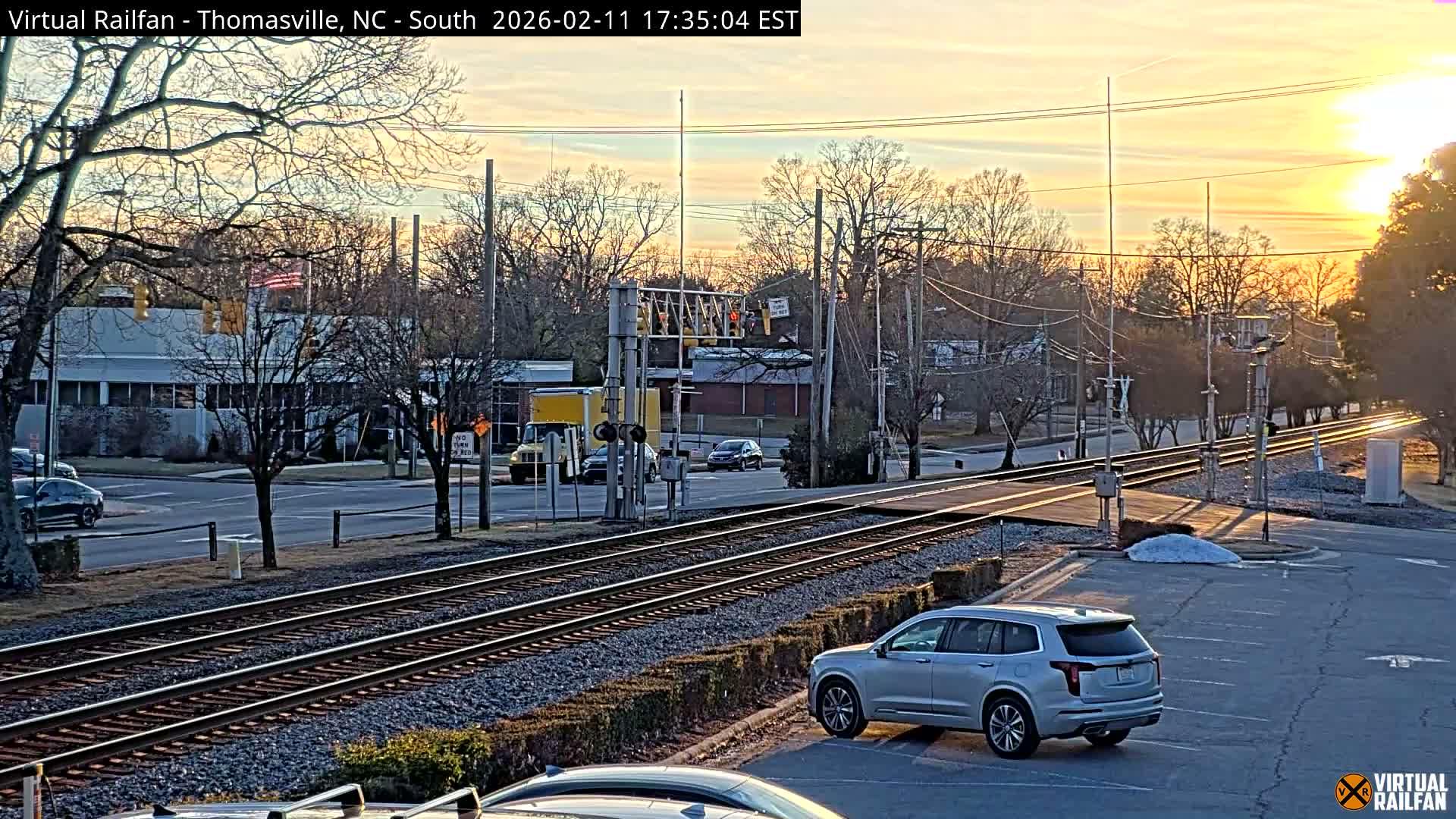 Thomasville Railway Fisher Ferry St. Junction Live Cam - Thomasville, Davidson, North Carolina, USA 