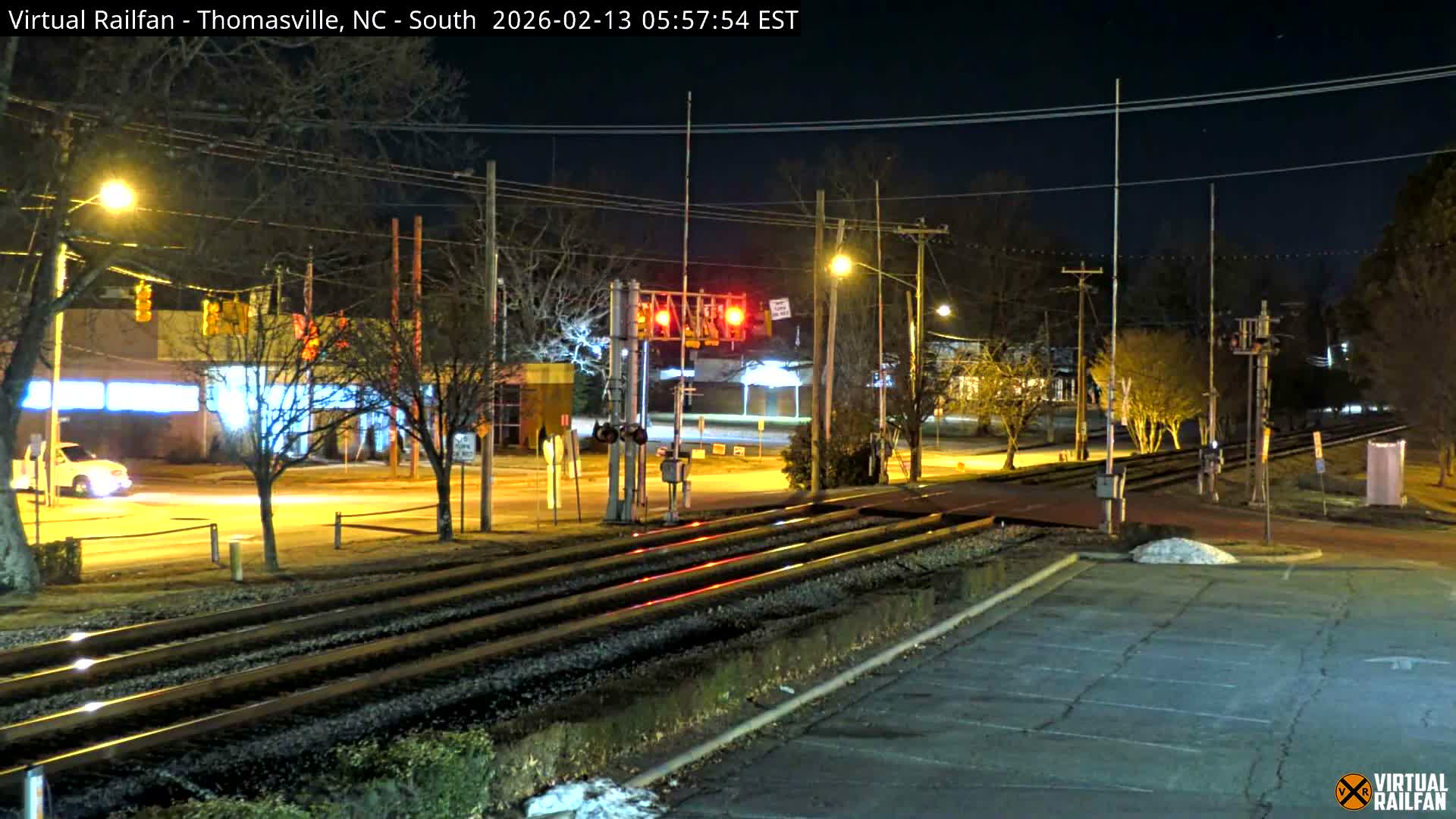 Thomasville Railway Fisher Ferry St. Junction Live Cam - Thomasville, Davidson, North Carolina, USA 