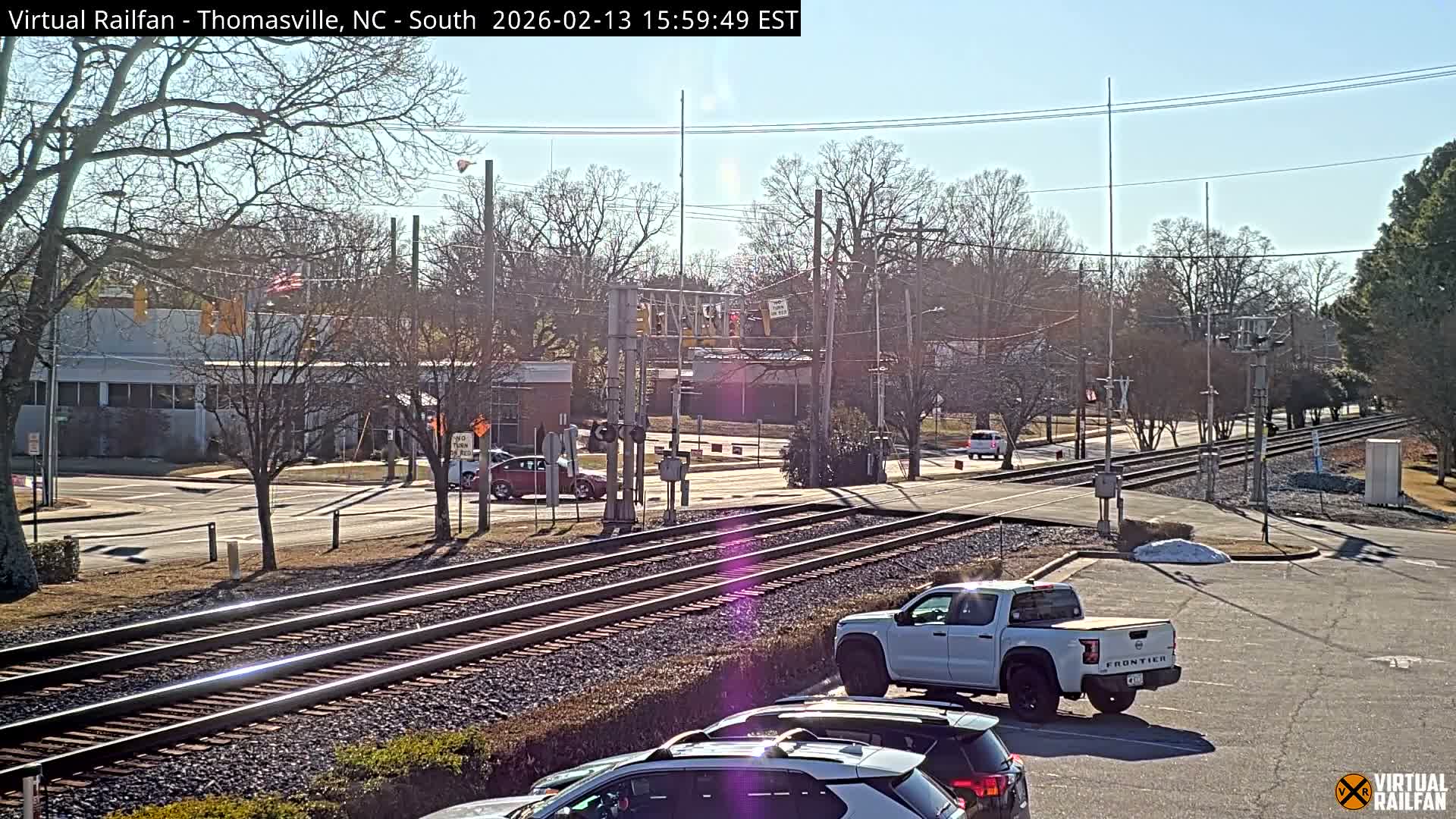 Thomasville Railway Fisher Ferry St. Junction Live Cam - Thomasville, Davidson, North Carolina, USA 