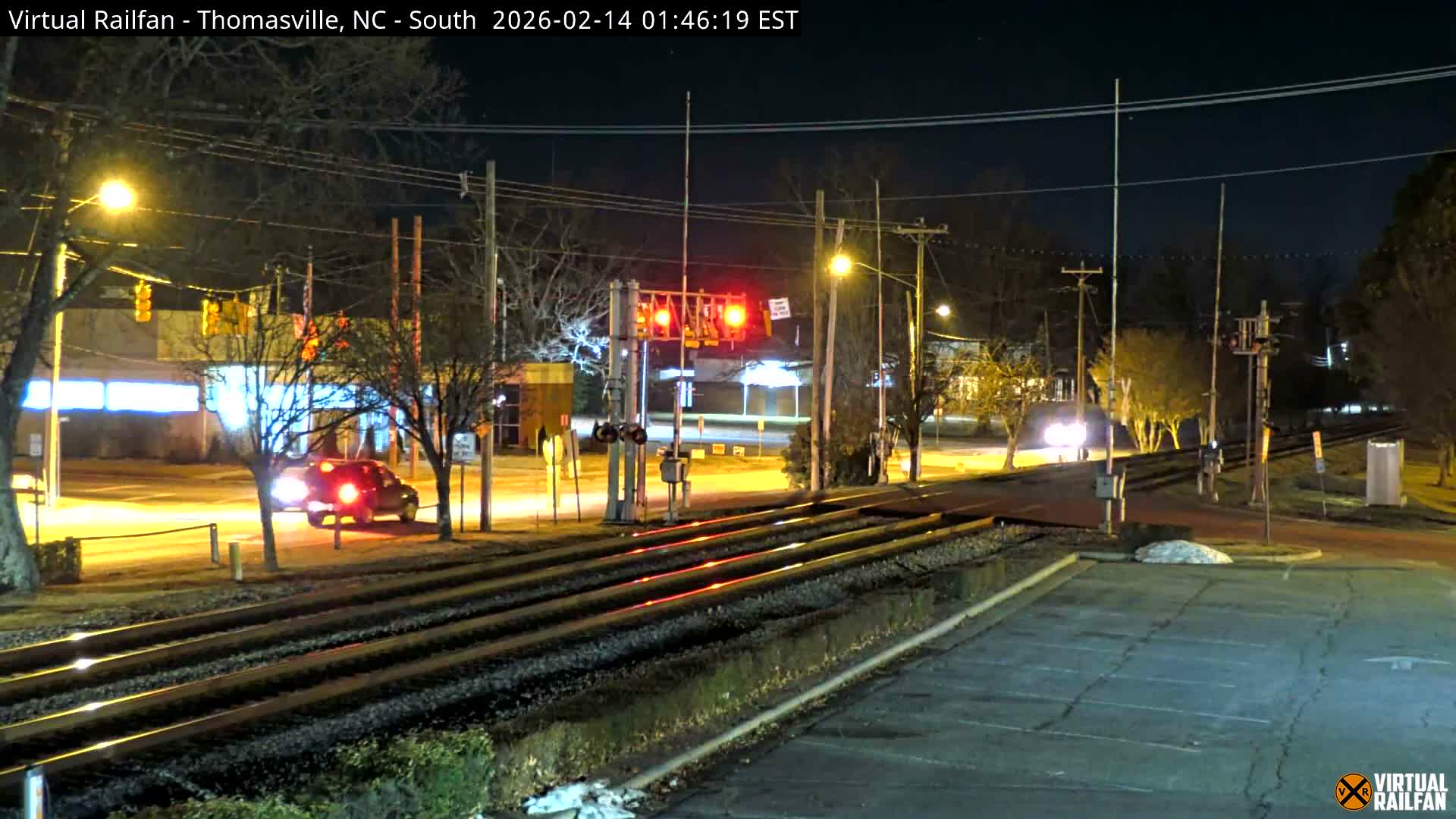 Thomasville Railway Fisher Ferry St. Junction Live Cam - Thomasville, Davidson, North Carolina, USA 