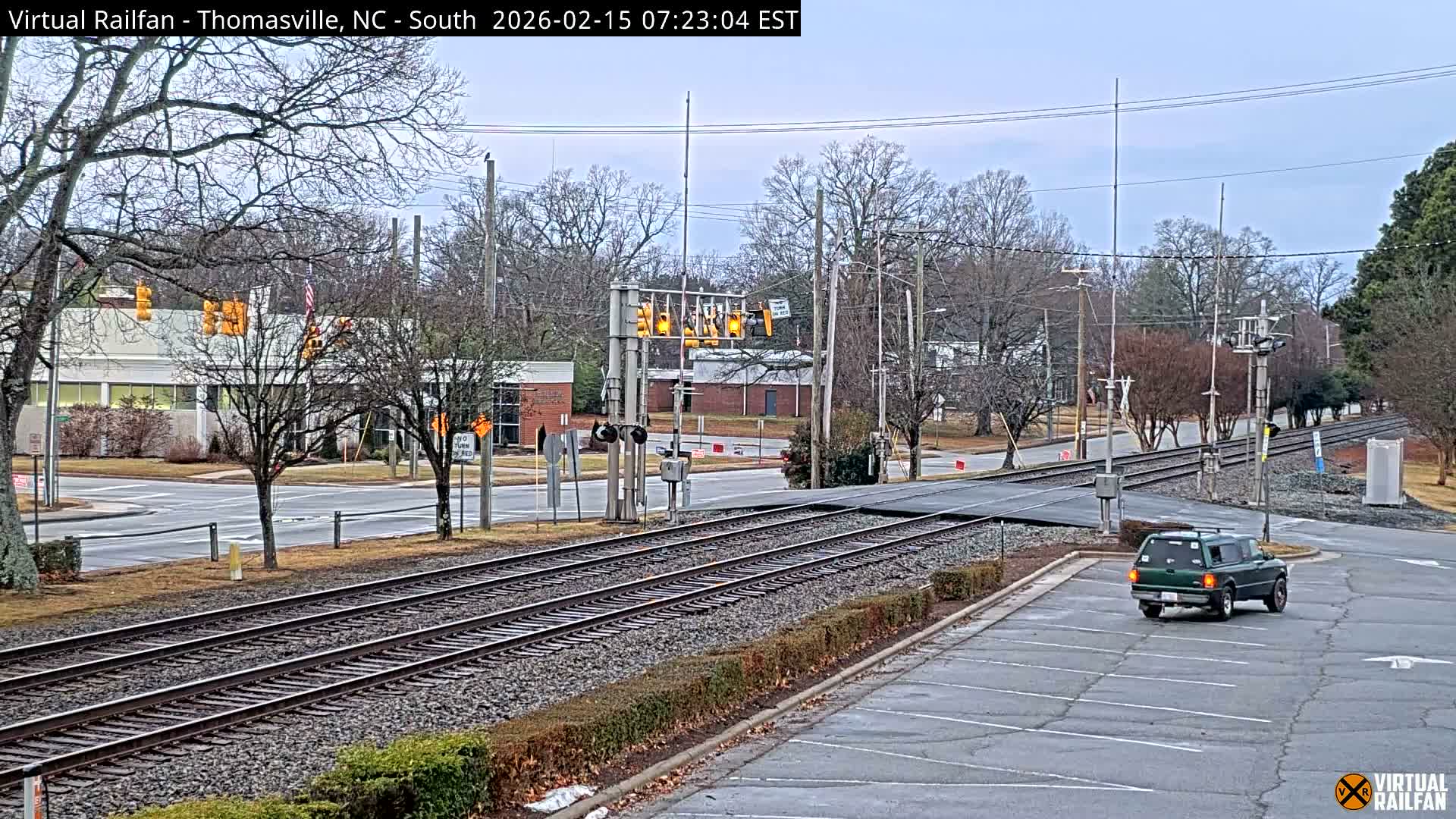Thomasville Railway Fisher Ferry St. Junction Live Cam - Thomasville, Davidson, North Carolina, USA 