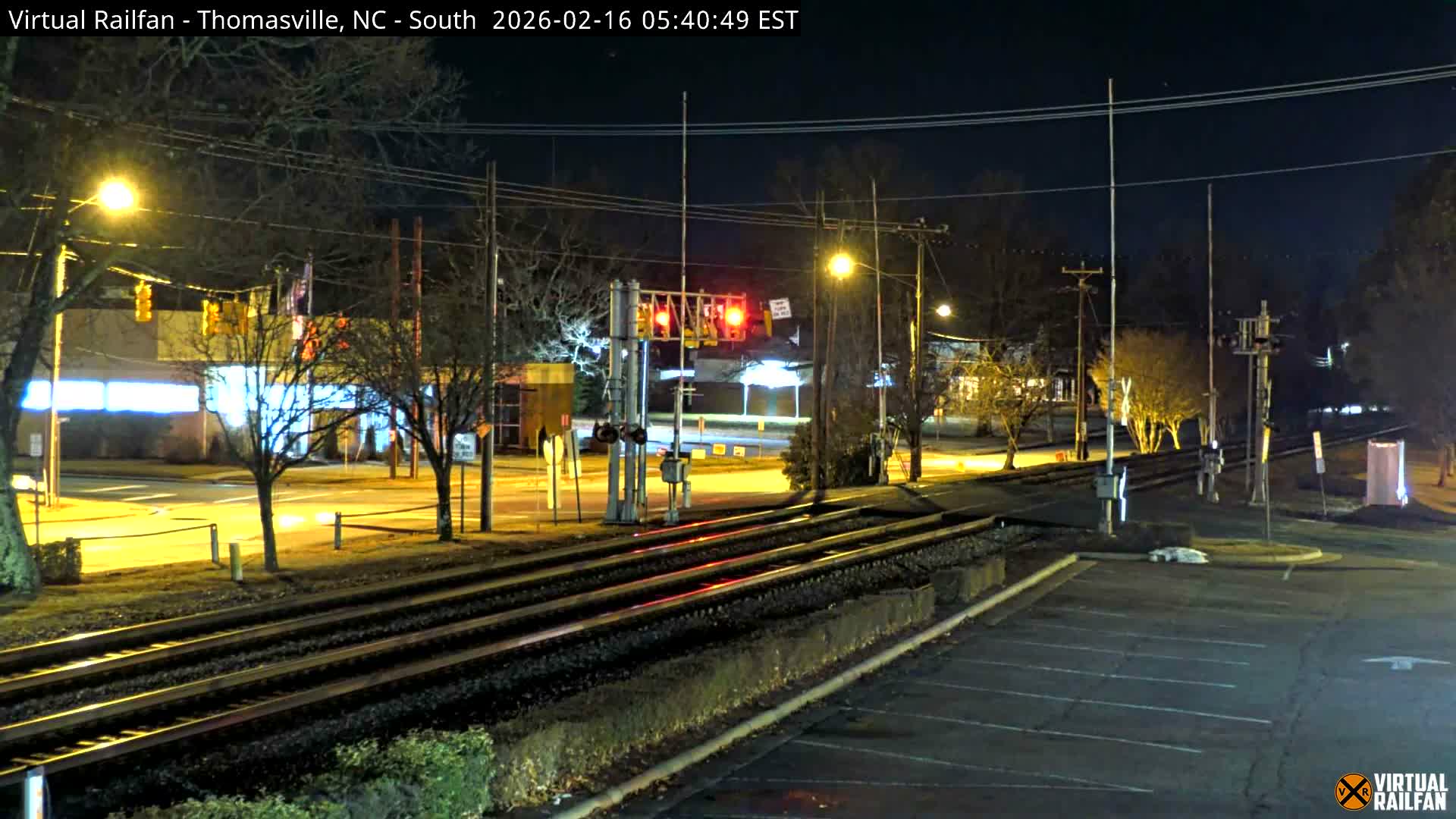 Thomasville Railway Fisher Ferry St. Junction Live Cam - Thomasville, Davidson, North Carolina, USA 