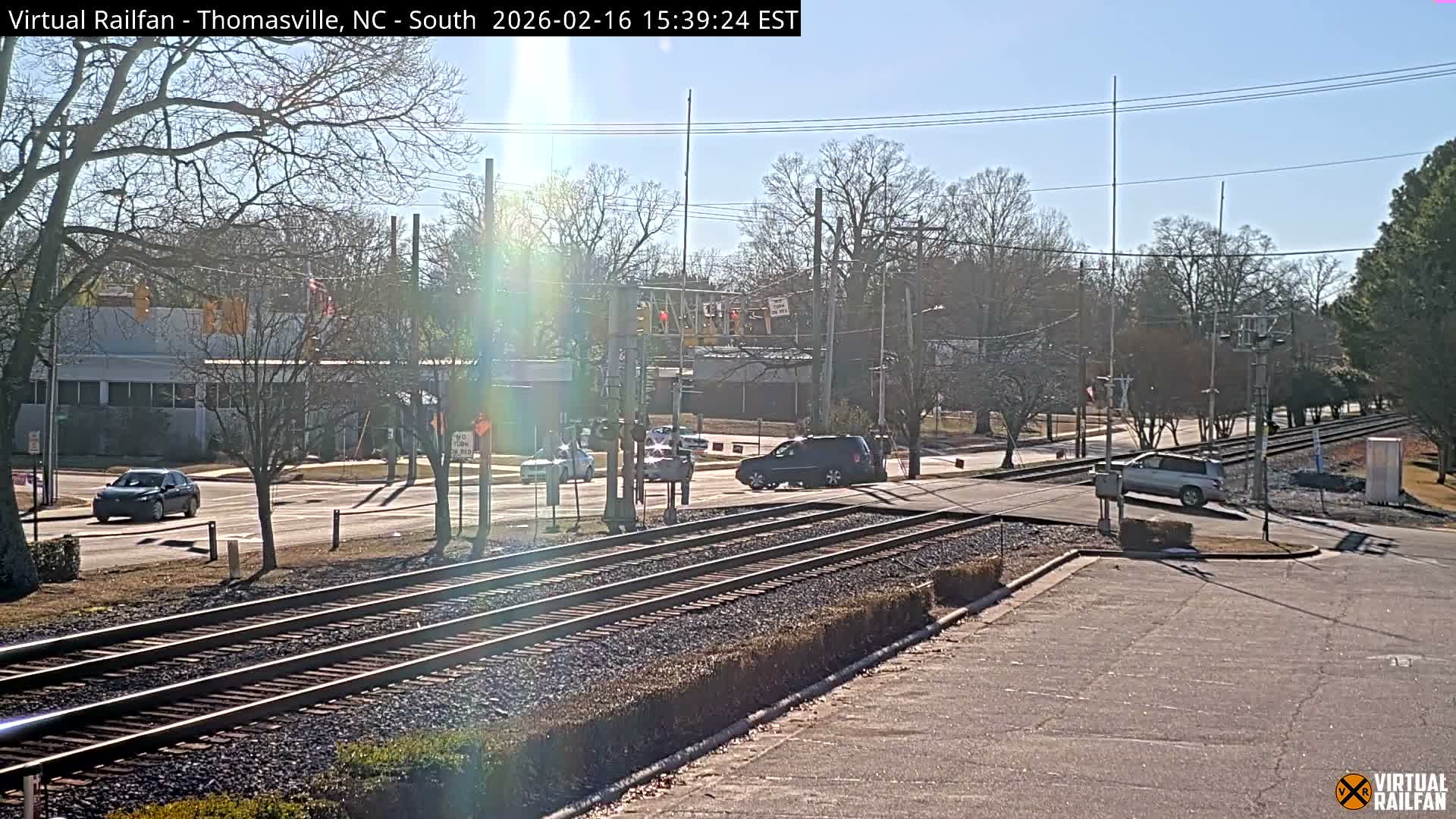 Thomasville Railway Fisher Ferry St. Junction Live Cam - Thomasville, Davidson, North Carolina, USA 