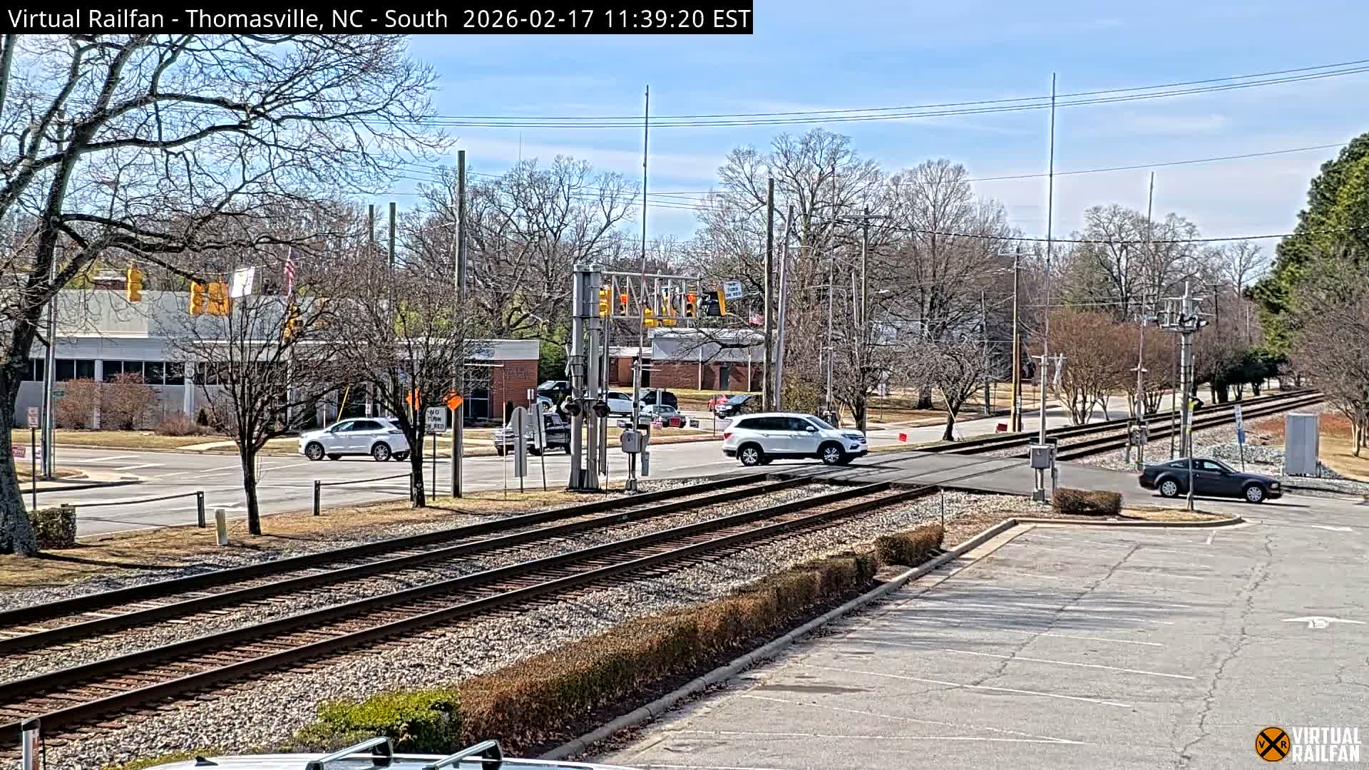 Thomasville Railway Fisher Ferry St. Junction Live Cam - Thomasville, Davidson, North Carolina, USA 