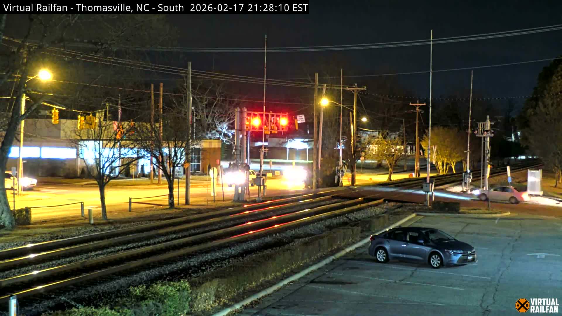 Thomasville Railway Fisher Ferry St. Junction Live Cam - Thomasville, Davidson, North Carolina, USA 