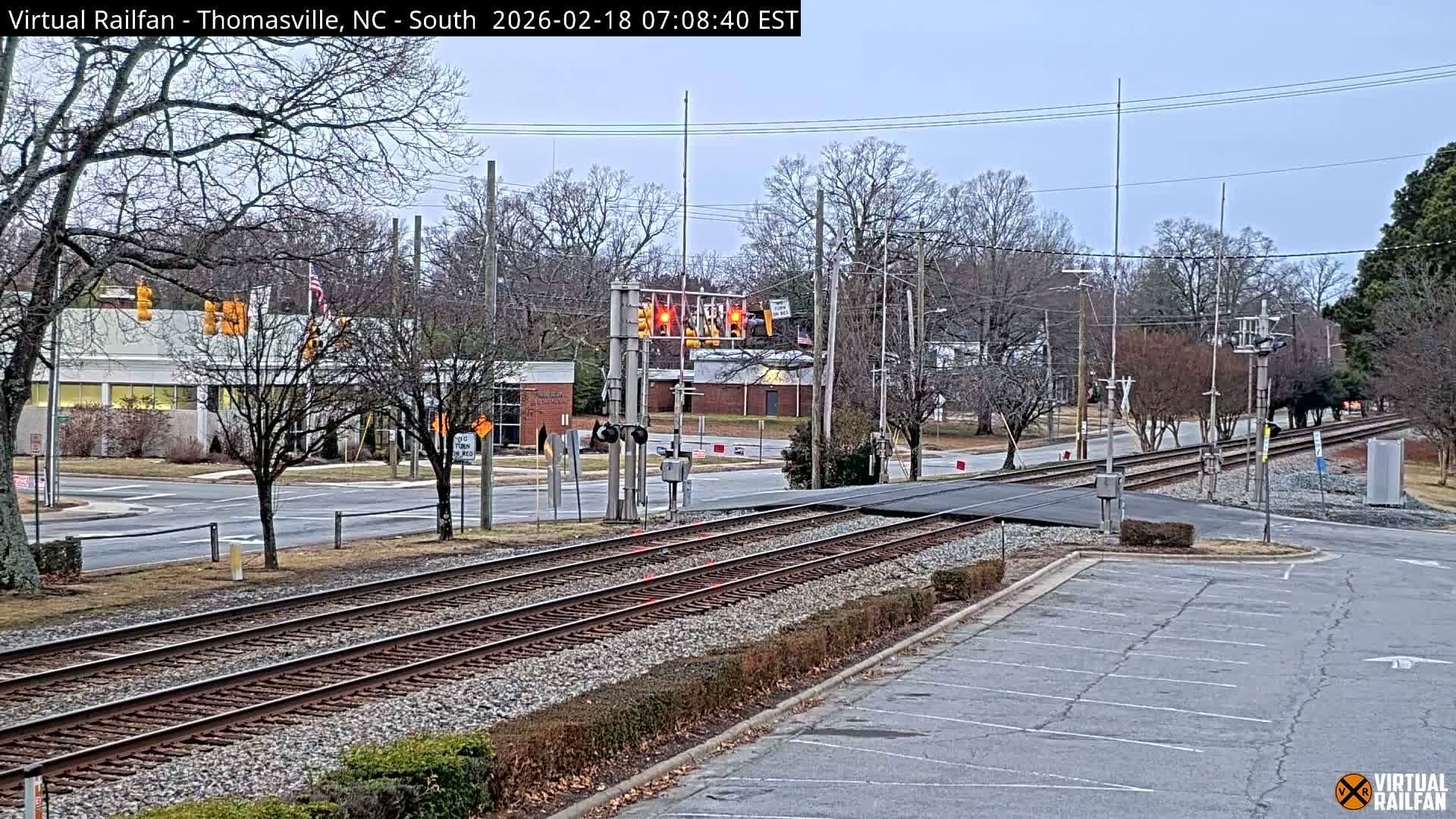 Thomasville Railway Fisher Ferry St. Junction Live Cam - Thomasville, Davidson, North Carolina, USA 