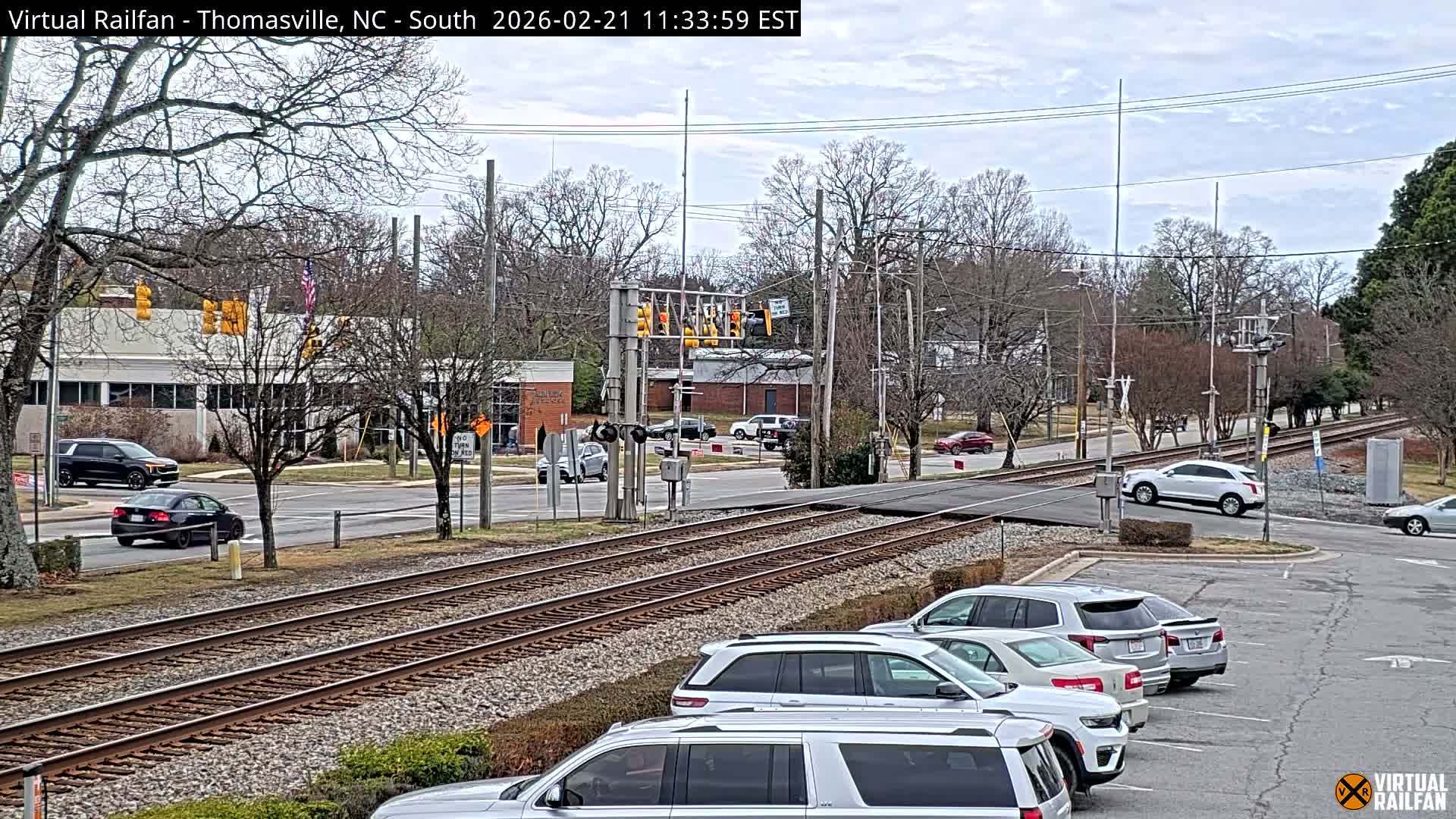 Thomasville Railway Fisher Ferry St. Junction Live Cam - Thomasville, Davidson, North Carolina, USA 