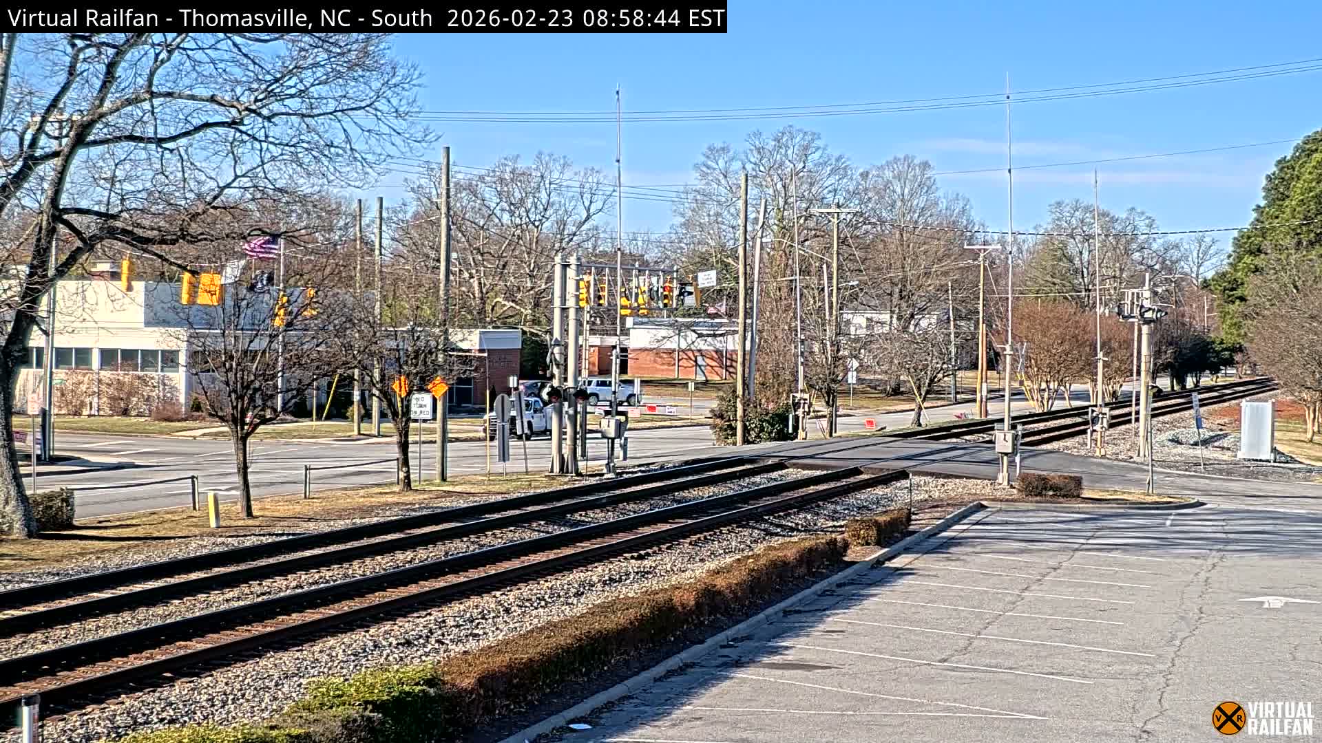 Thomasville Railway Fisher Ferry St. Junction Live Cam - Thomasville, Davidson, North Carolina, USA 