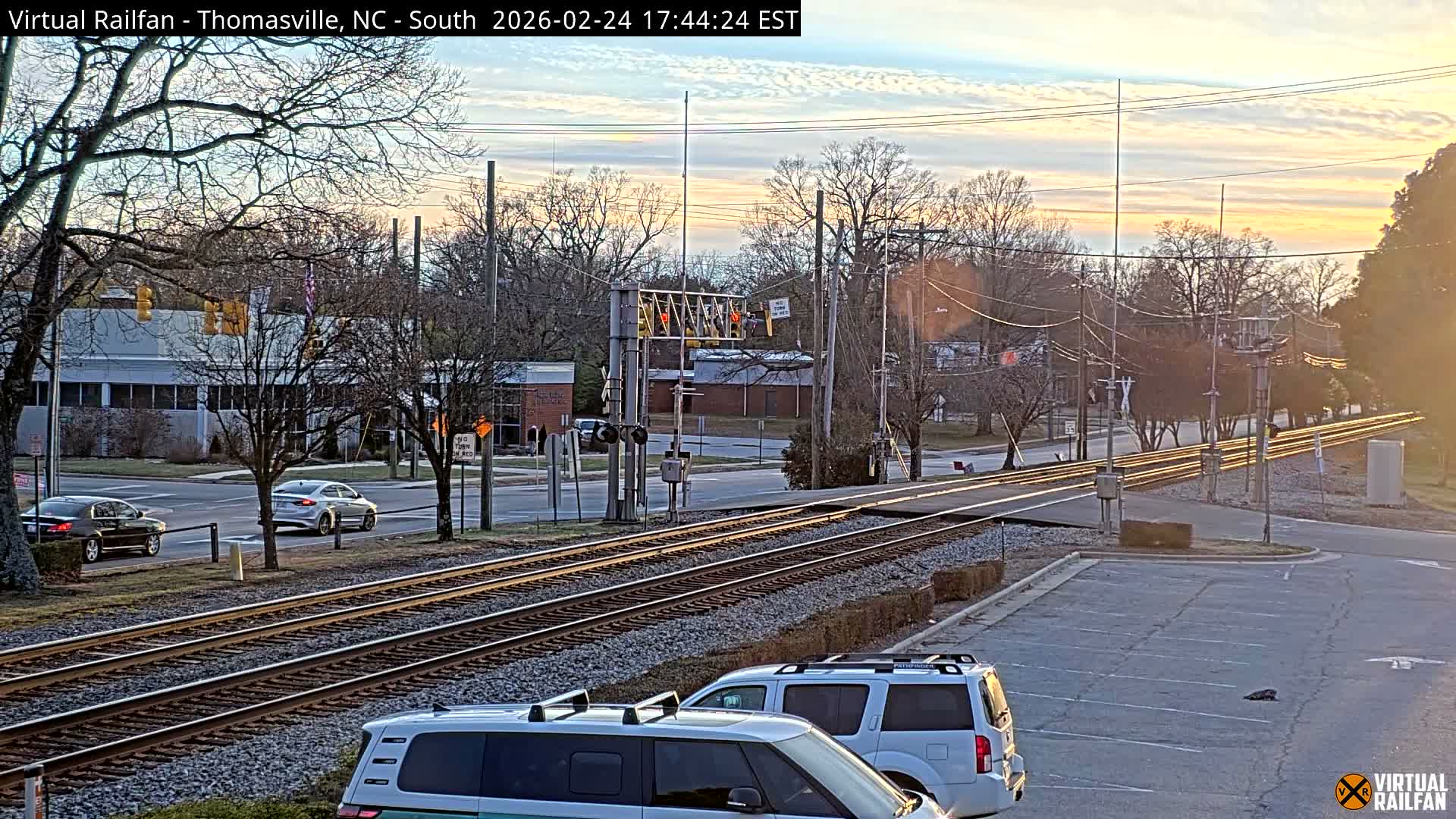 Thomasville Railway Fisher Ferry St. Junction Live Cam - Thomasville, Davidson, North Carolina, USA 