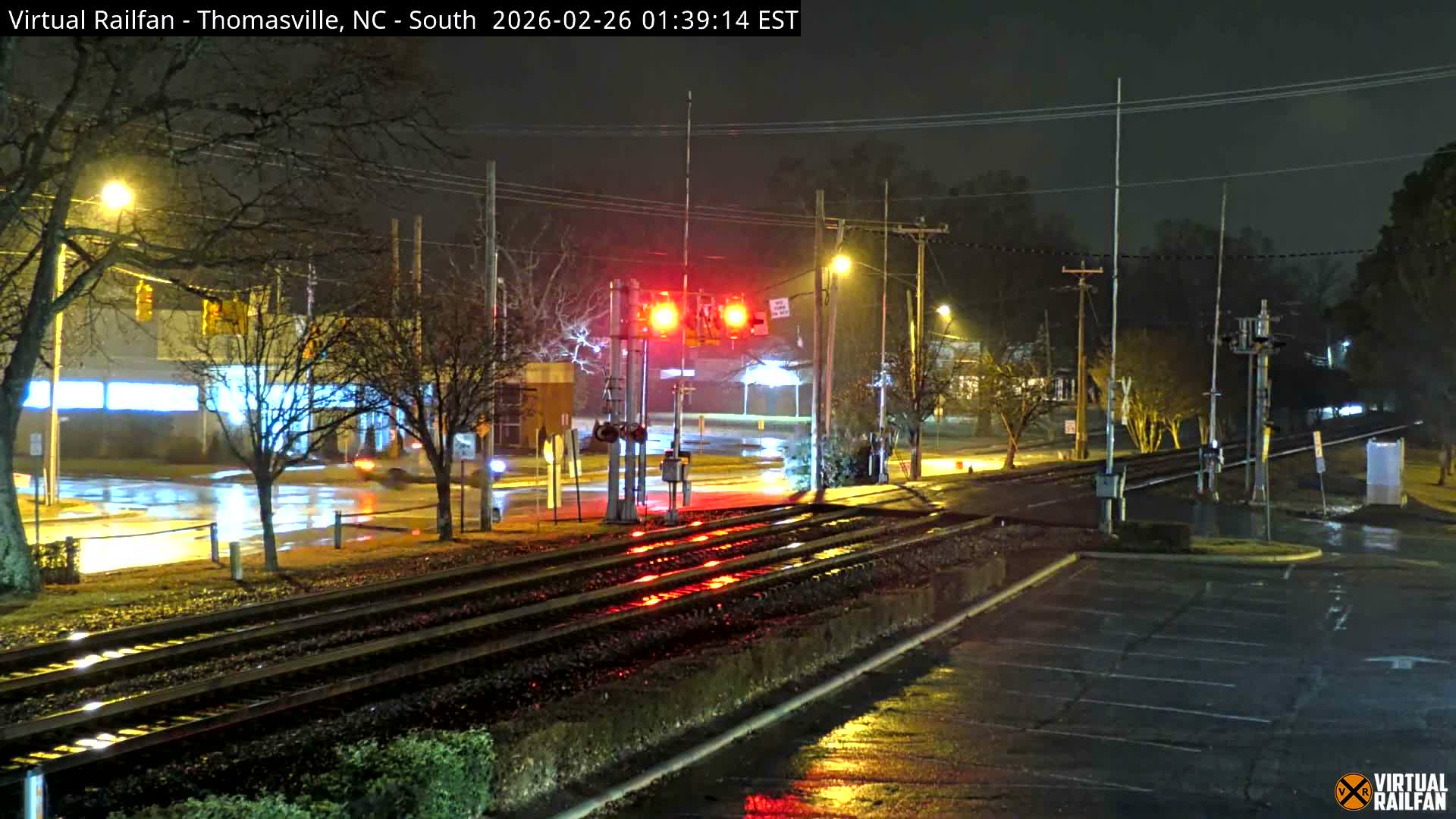 Thomasville Railway Fisher Ferry St. Junction Live Cam - Thomasville, Davidson, North Carolina, USA 
