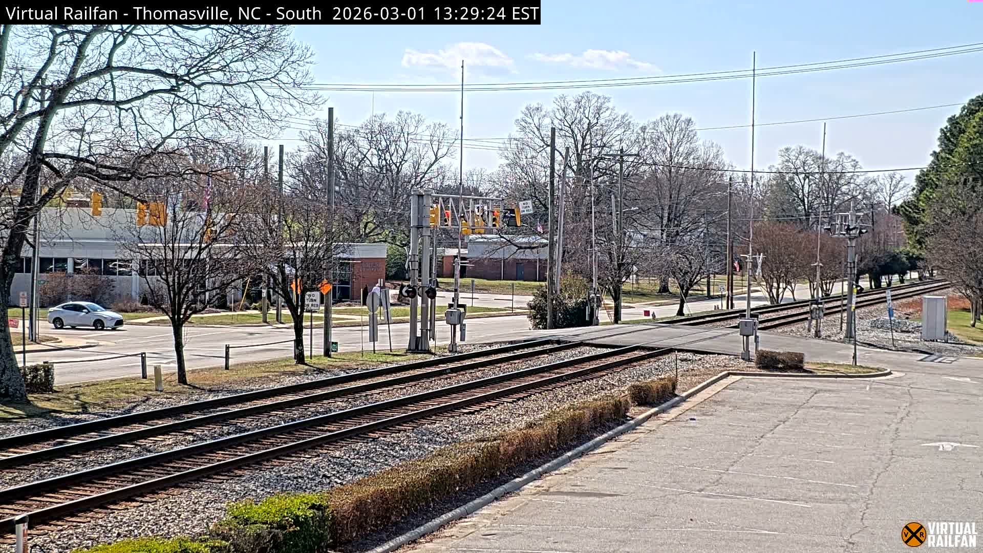 Thomasville Railway Fisher Ferry St. Junction Live Cam - Thomasville, Davidson, North Carolina, USA 