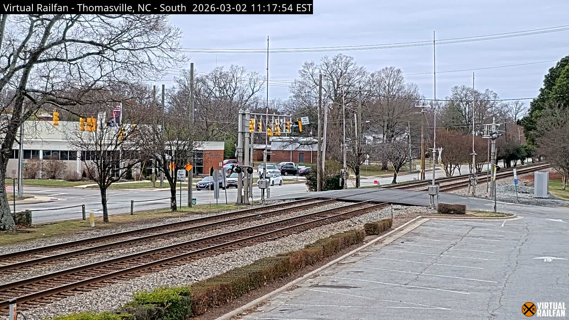 Thomasville Railway Fisher Ferry St. Junction Live Cam - Thomasville, Davidson, North Carolina, USA 