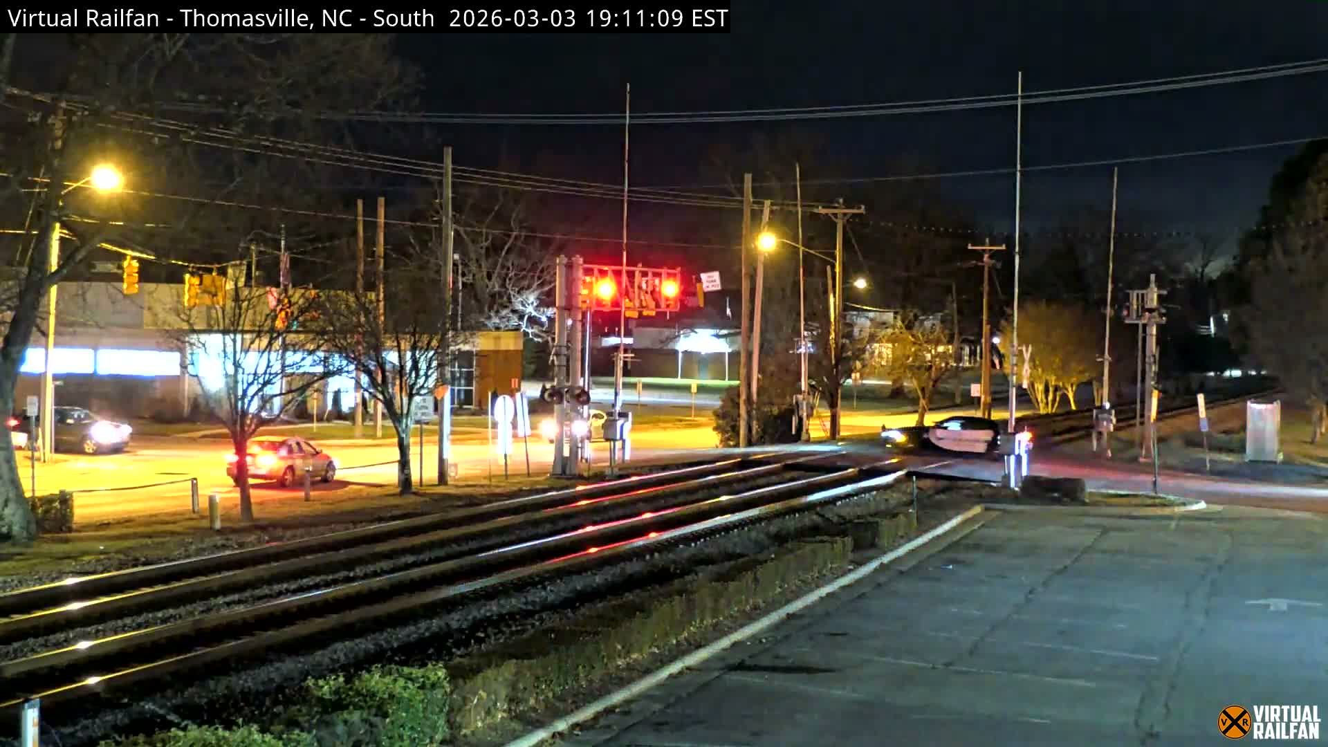 Thomasville Railway Fisher Ferry St. Junction Live Cam - Thomasville, Davidson, North Carolina, USA 