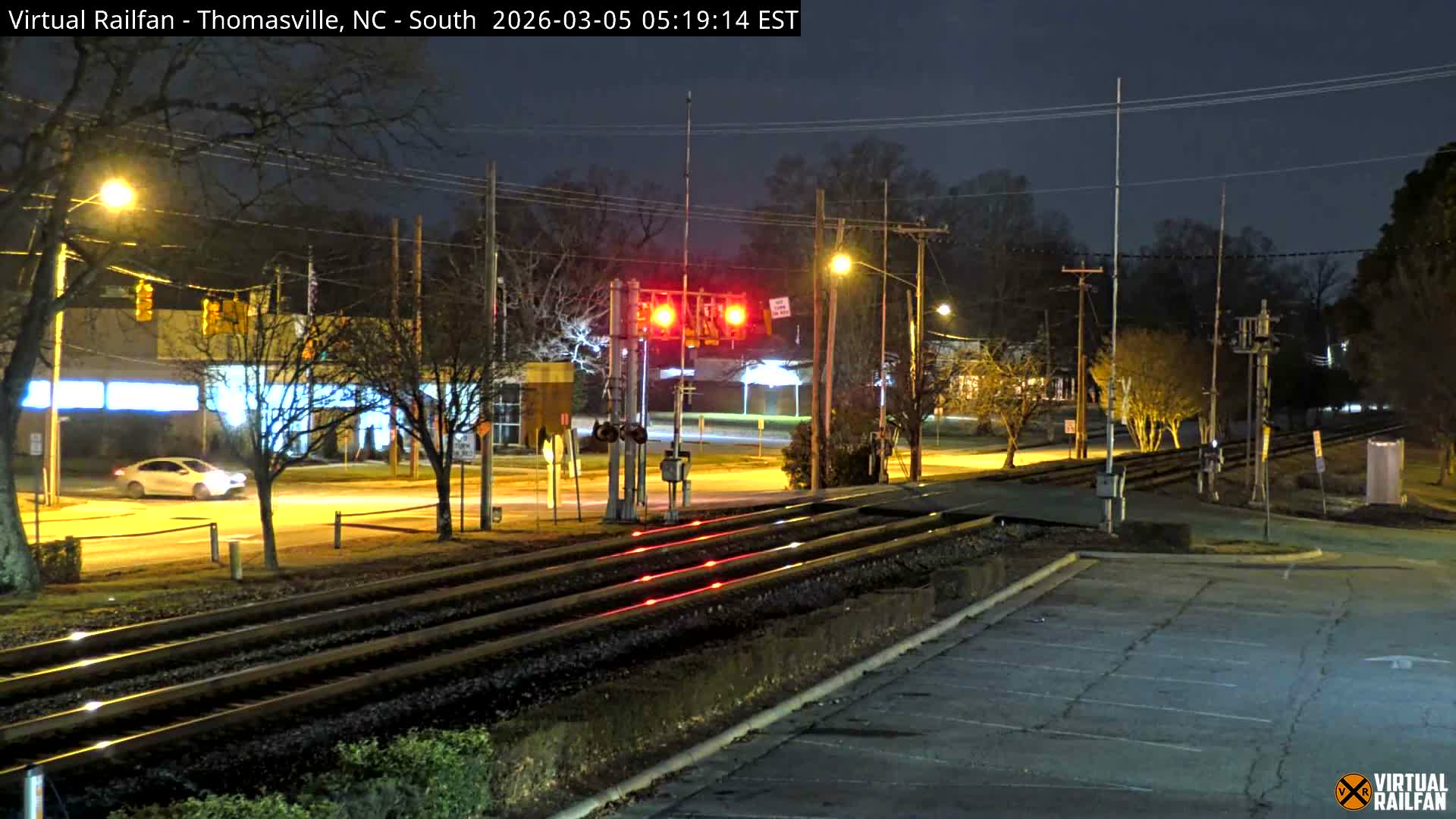 Thomasville Railway Fisher Ferry St. Junction Live Cam - Thomasville, Davidson, North Carolina, USA 