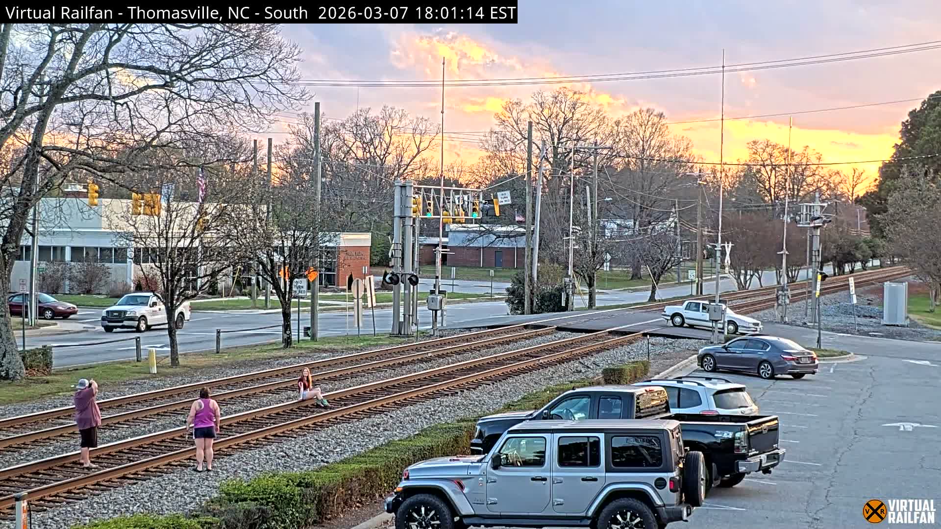 Thomasville Railway Fisher Ferry St. Junction Live Cam - Thomasville, Davidson, North Carolina, USA 