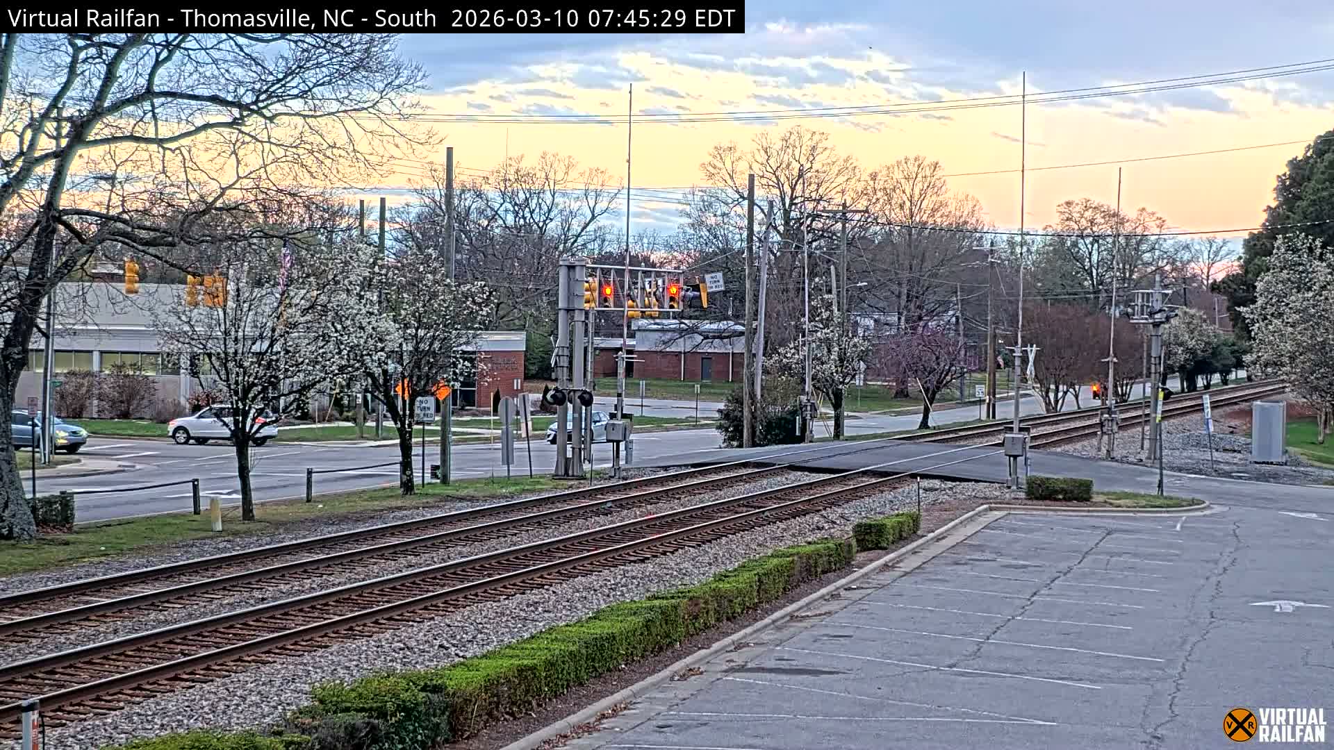 Thomasville Railway Fisher Ferry St. Junction Live Cam - Thomasville, Davidson, North Carolina, USA 