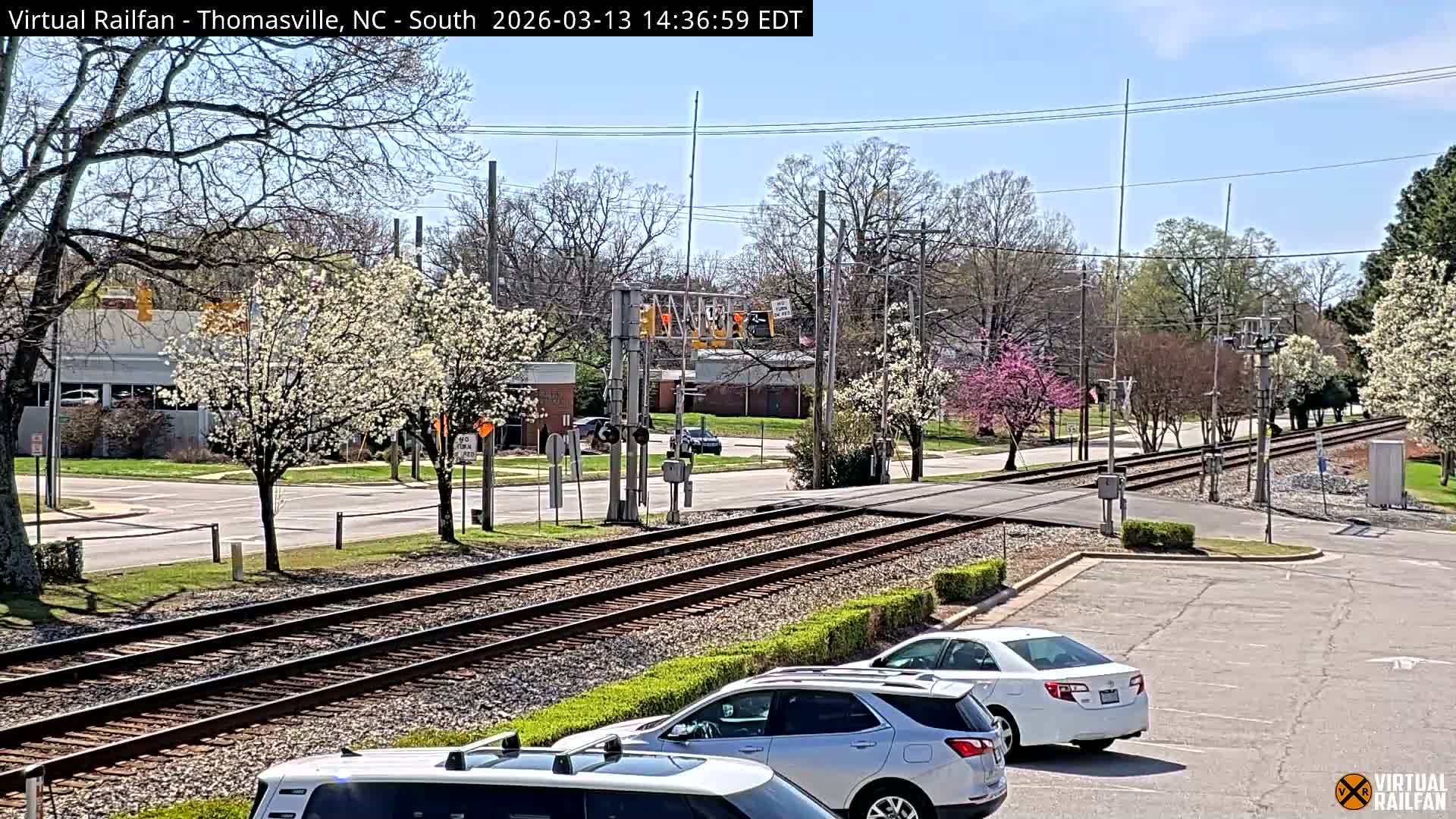 Thomasville Railway Fisher Ferry St. Junction Live Cam - Thomasville, Davidson, North Carolina, USA 