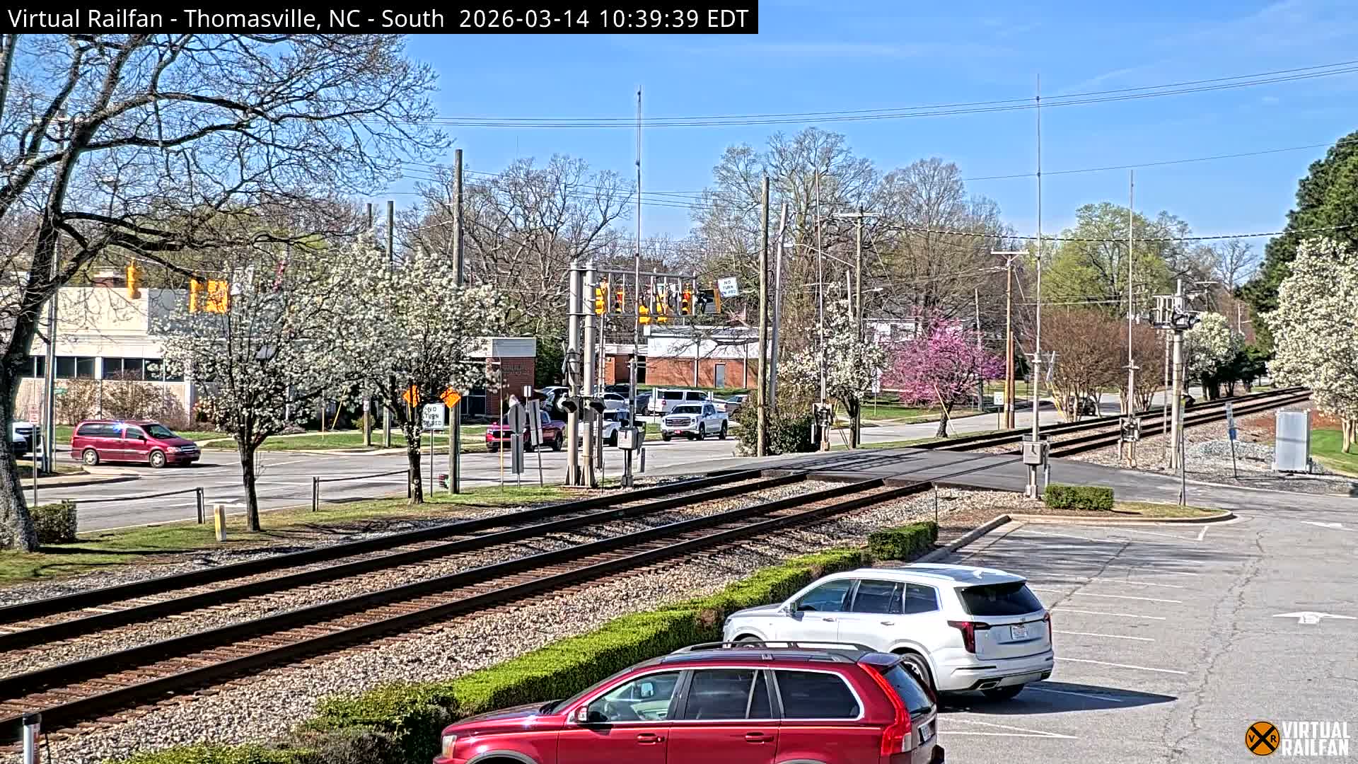 Thomasville Railway Fisher Ferry St. Junction Live Cam - Thomasville, Davidson, North Carolina, USA 