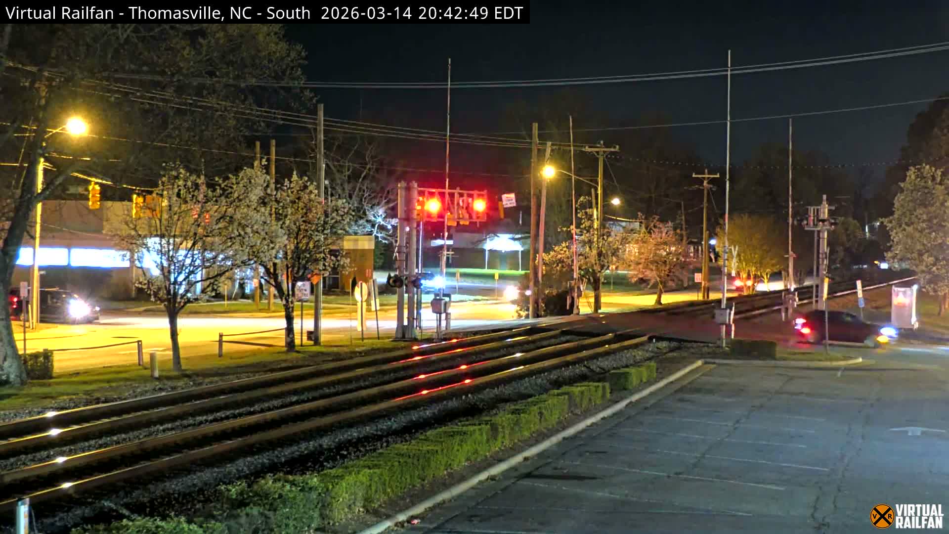 Thomasville Railway Fisher Ferry St. Junction Live Cam - Thomasville, Davidson, North Carolina, USA 