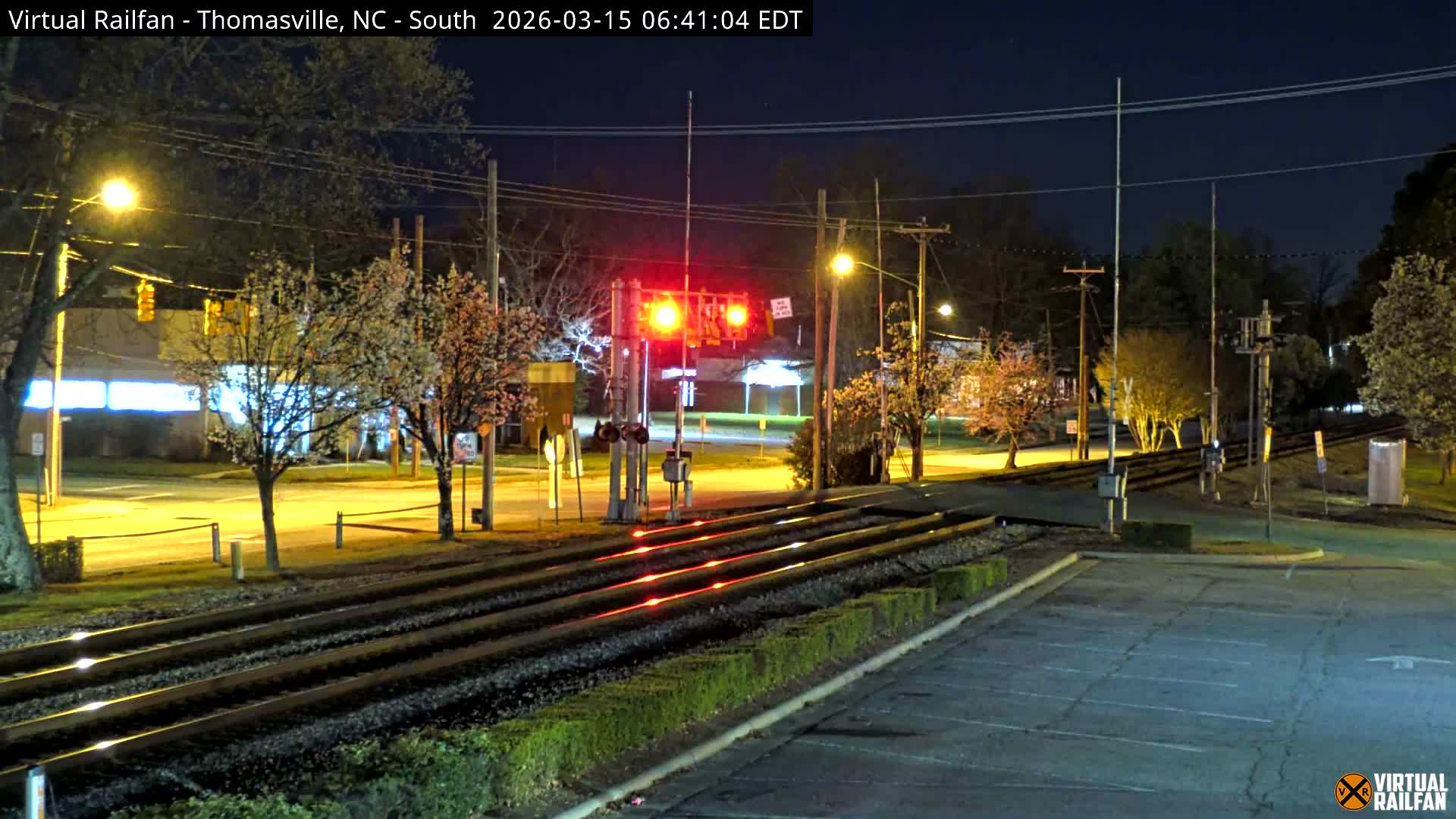 Thomasville Railway Fisher Ferry St. Junction Live Cam - Thomasville, Davidson, North Carolina, USA 