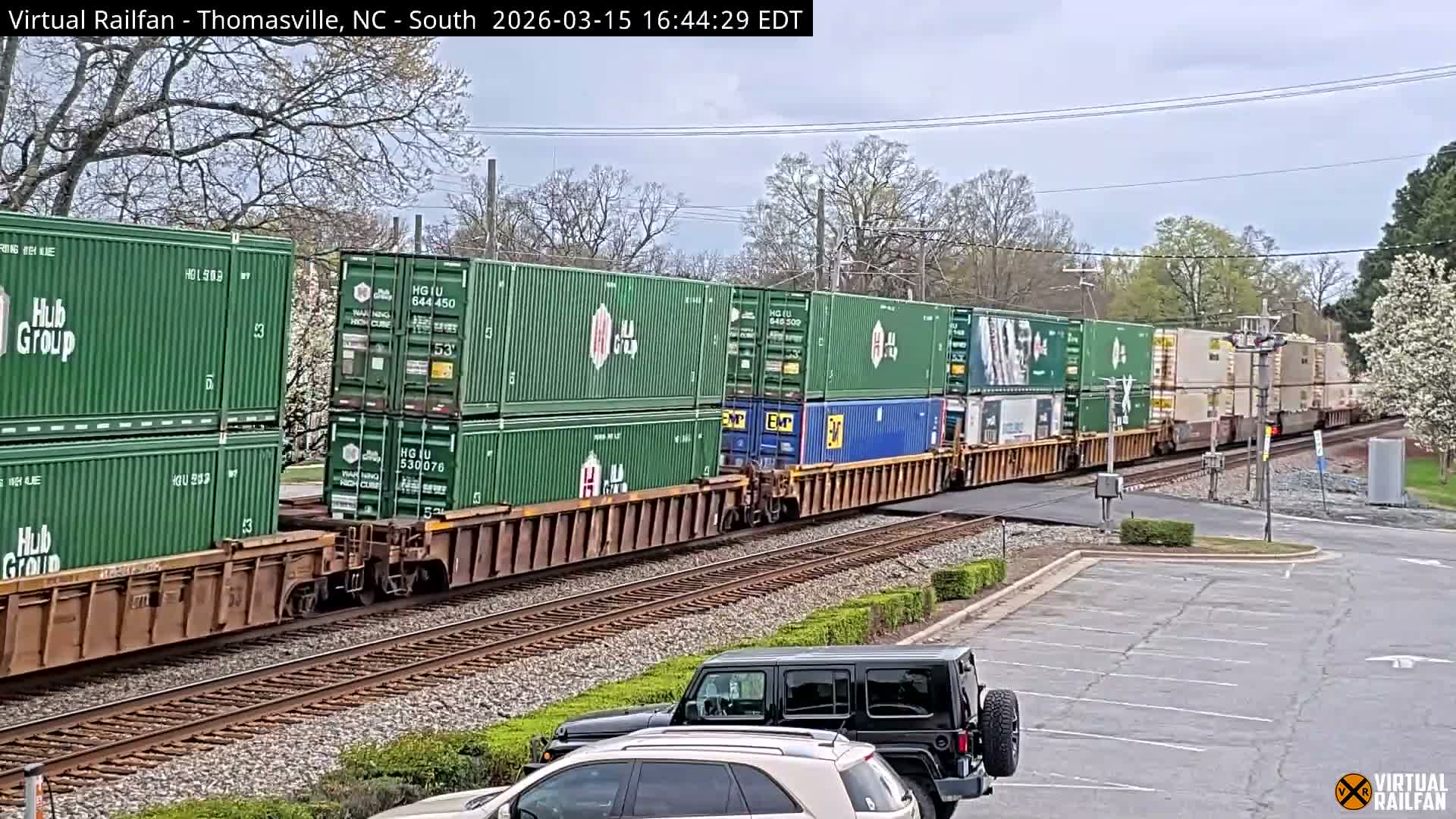 Thomasville Railway Fisher Ferry St. Junction Live Cam - Thomasville, Davidson, North Carolina, USA 