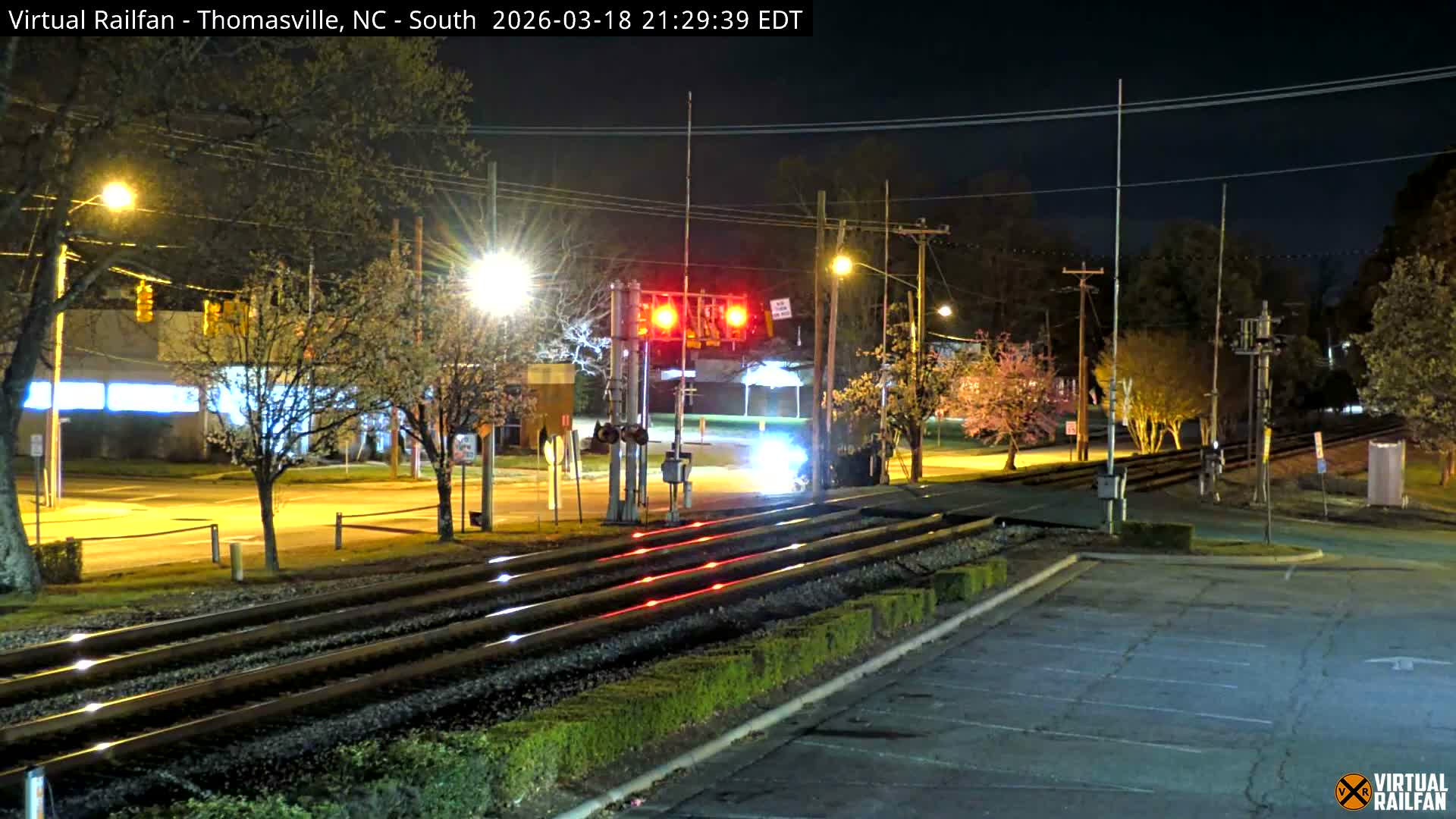 Thomasville Railway Fisher Ferry St. Junction Live Cam - Thomasville, Davidson, North Carolina, USA 