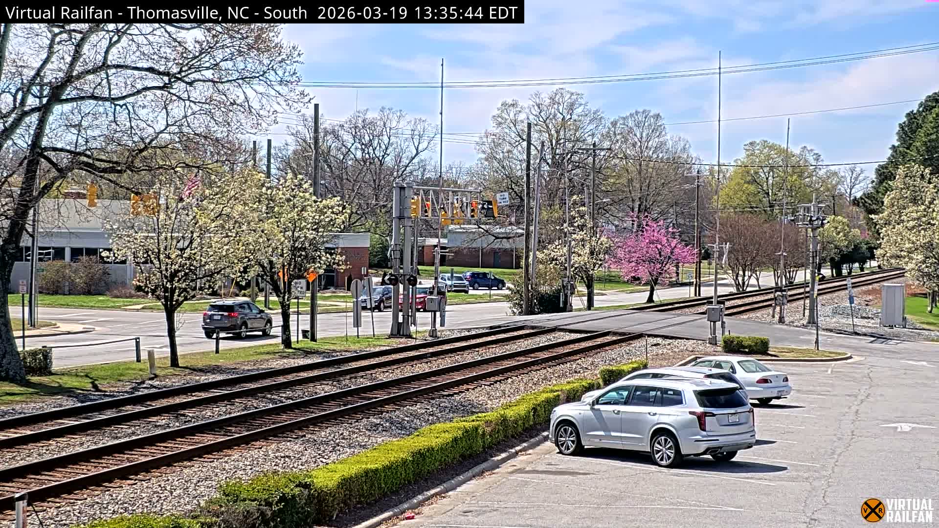 Thomasville Railway Fisher Ferry St. Junction Live Cam - Thomasville, Davidson, North Carolina, USA 