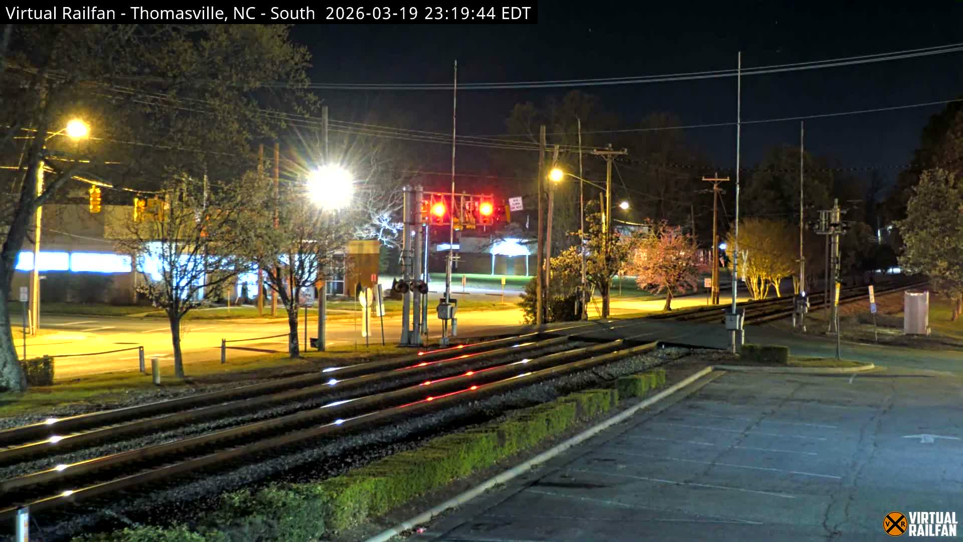 Thomasville Railway Fisher Ferry St. Junction Live Cam - Thomasville, Davidson, North Carolina, USA 