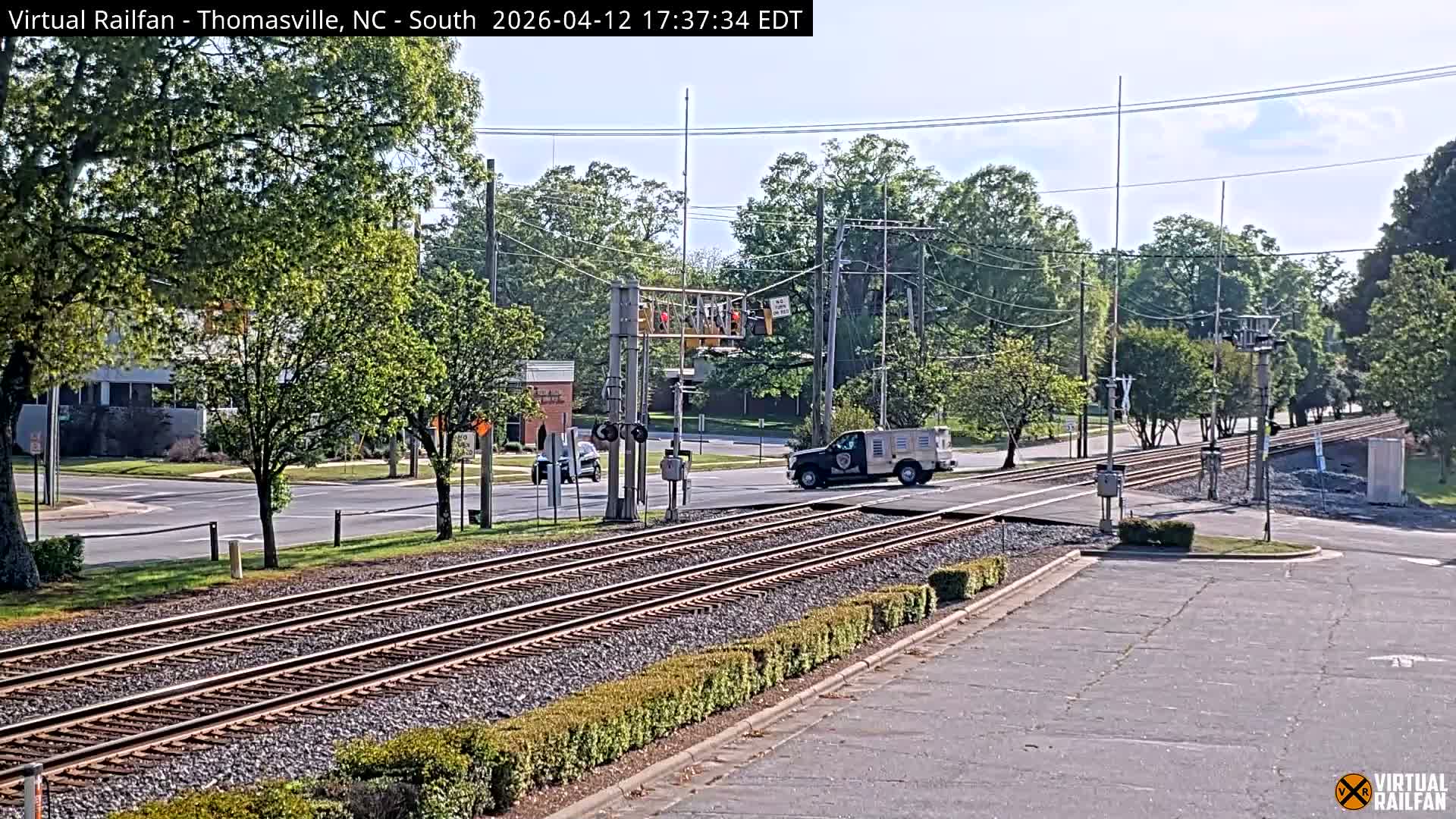 Thomasville Railway Fisher Ferry St. Junction Live Cam - Thomasville, Davidson, North Carolina, USA 