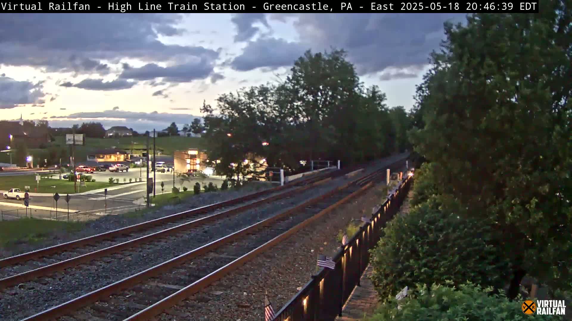 Greencastle Highline Train Station Live Cam - Greencastle, Franklin, Pennsylvania, USA