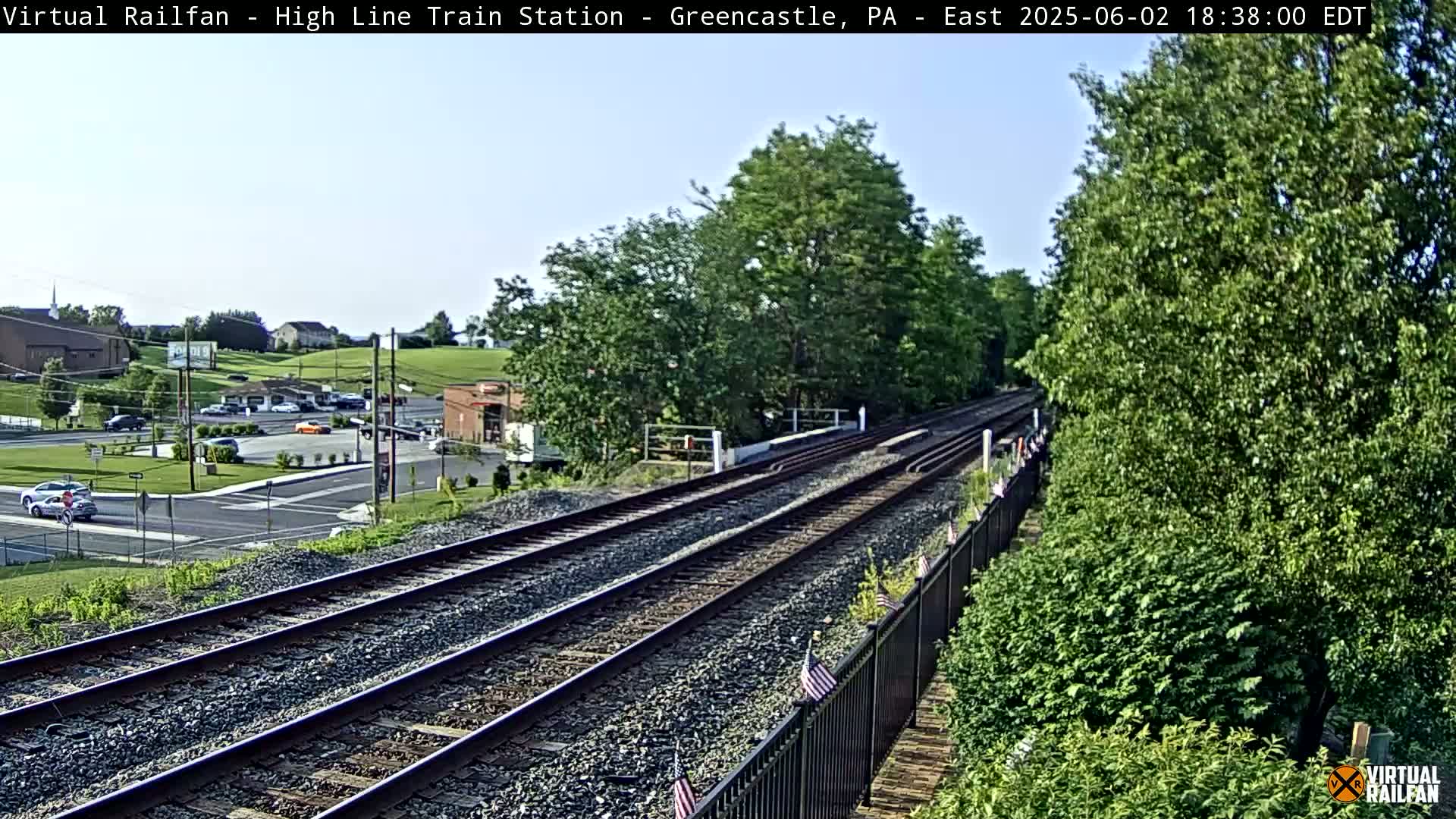 Greencastle Highline Train Station Live Cam - Greencastle, Franklin, Pennsylvania, USA