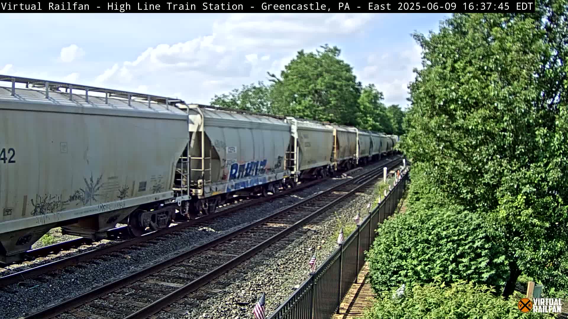 Greencastle Highline Train Station Live Cam - Greencastle, Franklin, Pennsylvania, USA