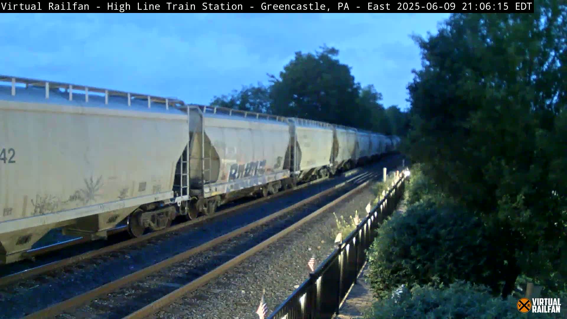 Greencastle Highline Train Station Live Cam - Greencastle, Franklin, Pennsylvania, USA
