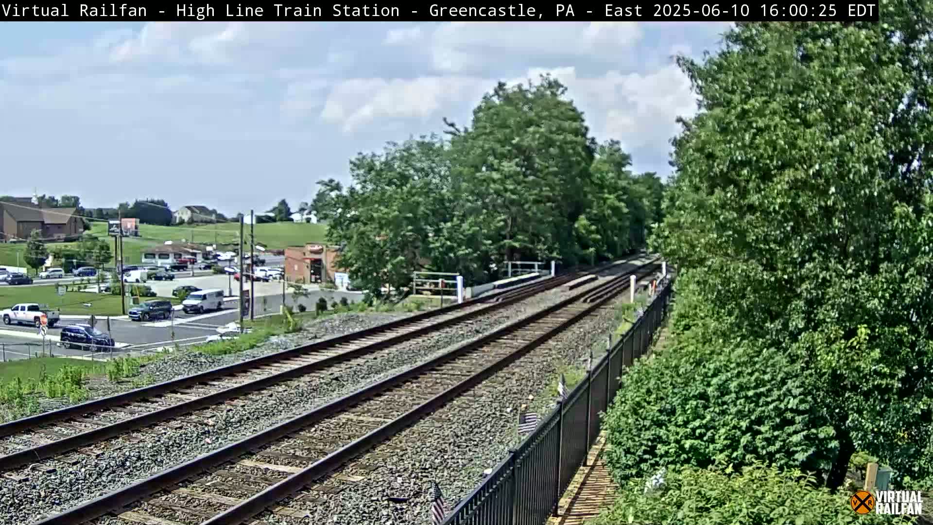 Greencastle Highline Train Station Live Cam - Greencastle, Franklin, Pennsylvania, USA