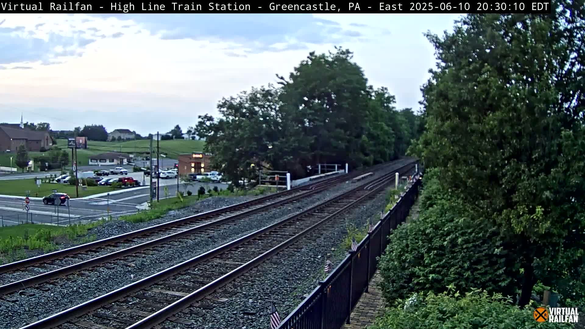 Greencastle Highline Train Station Live Cam - Greencastle, Franklin, Pennsylvania, USA