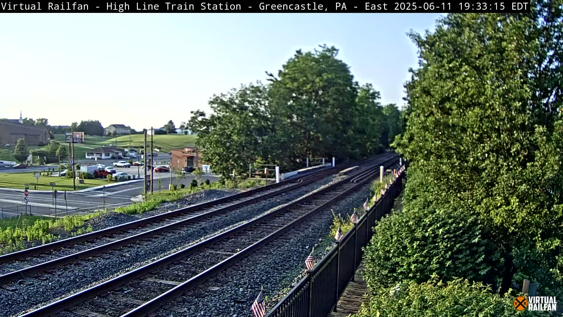 Greencastle Highline Train Station Live Cam - Greencastle, Franklin, Pennsylvania, USA