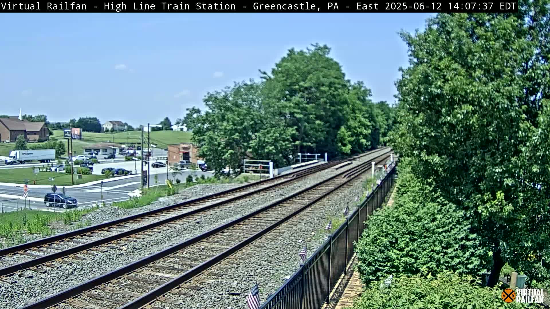 Greencastle Highline Train Station Live Cam - Greencastle, Franklin, Pennsylvania, USA