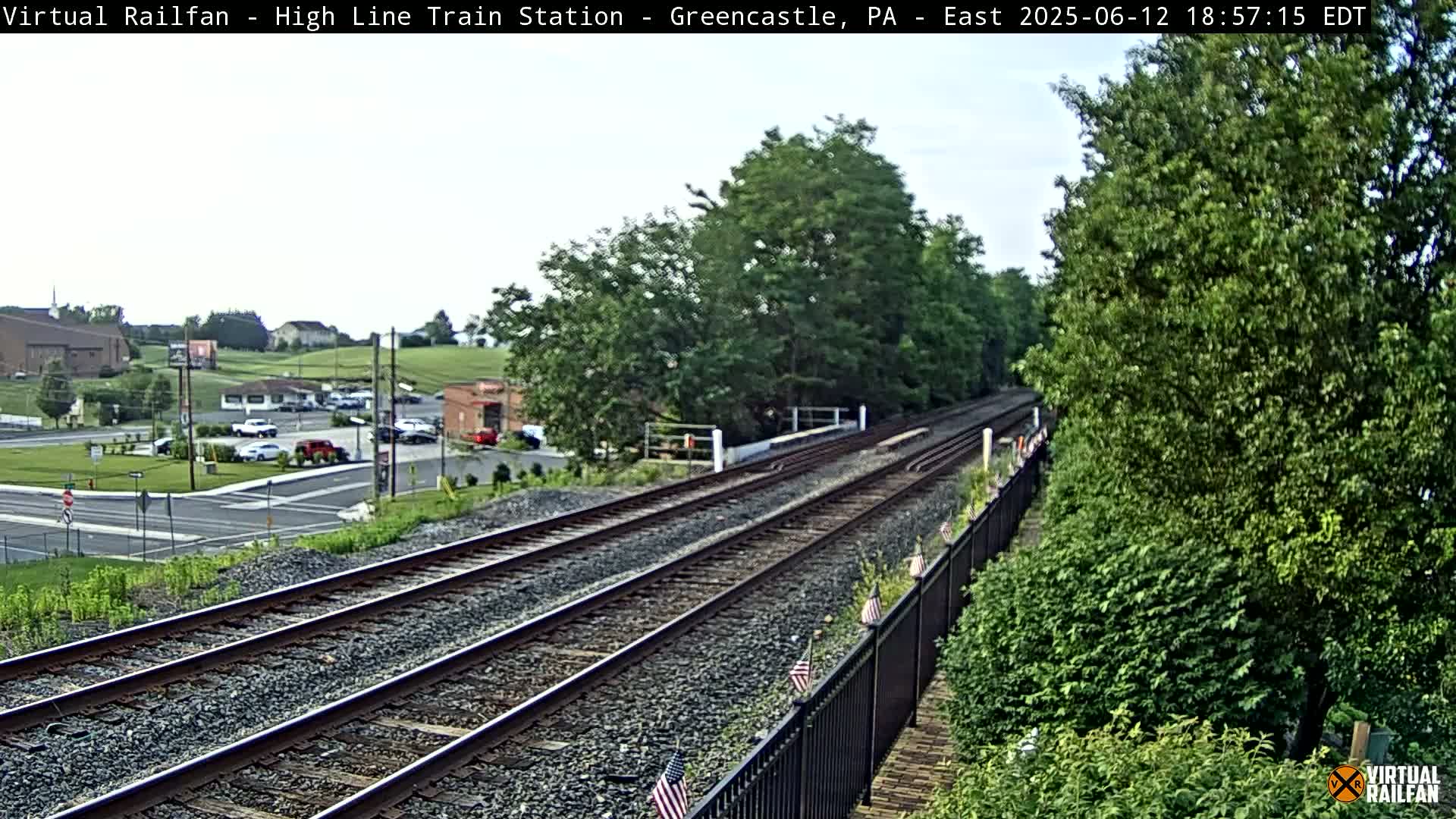Greencastle Highline Train Station Live Cam - Greencastle, Franklin, Pennsylvania, USA