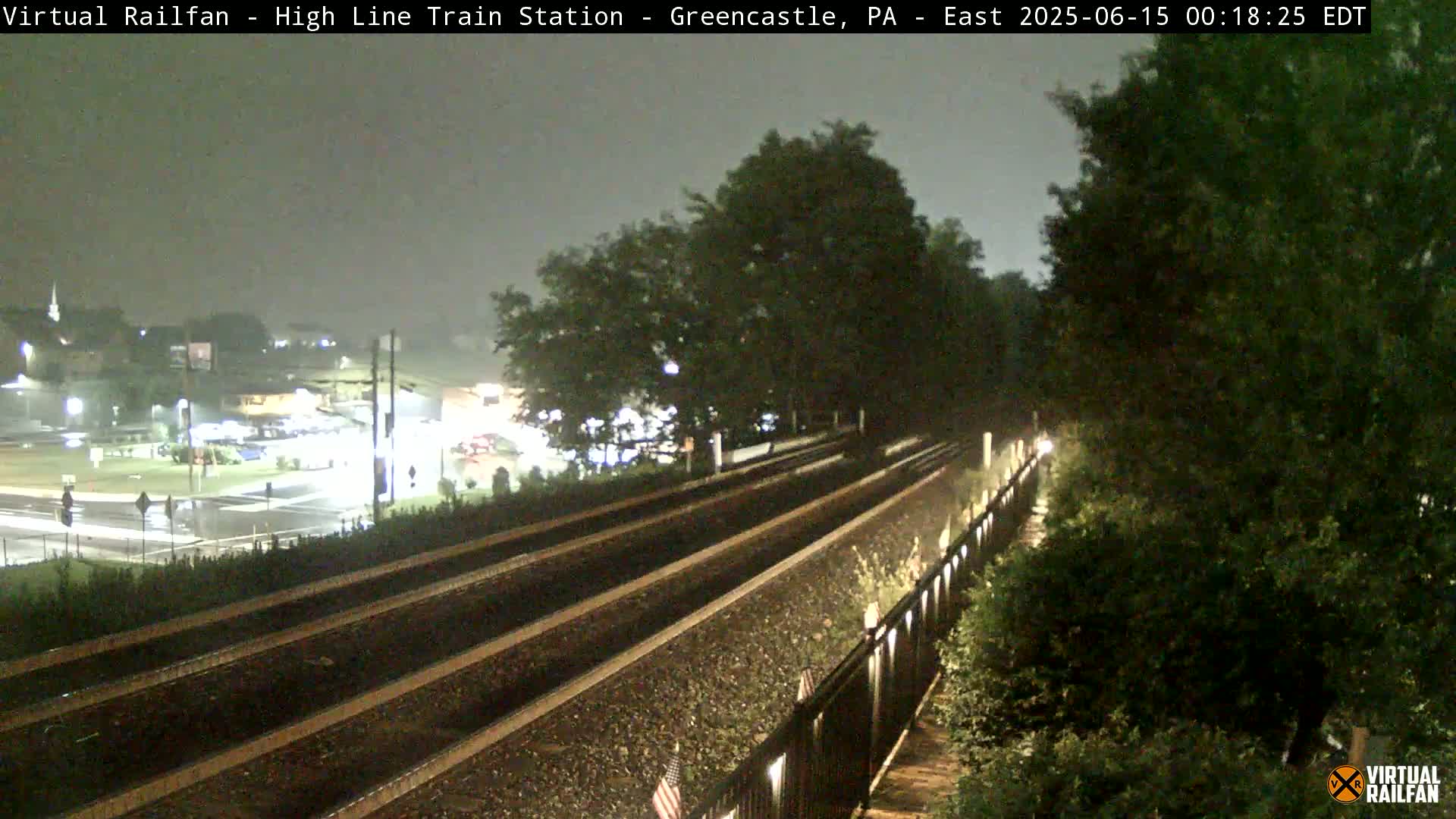 Greencastle Highline Train Station Live Cam - Greencastle, Franklin, Pennsylvania, USA