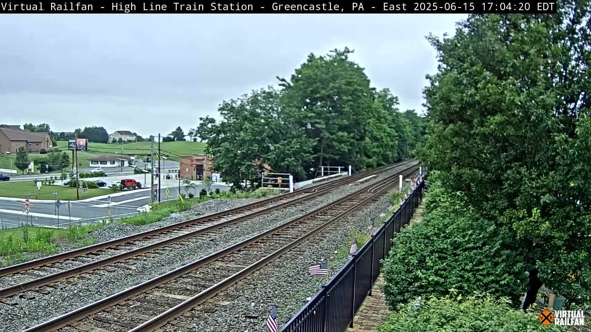 Greencastle Highline Train Station Live Cam - Greencastle, Franklin, Pennsylvania, USA