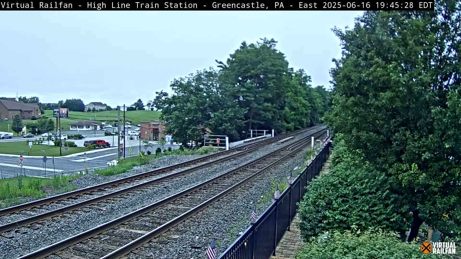 Greencastle Highline Train Station Live Cam - Greencastle, Franklin, Pennsylvania, USA
