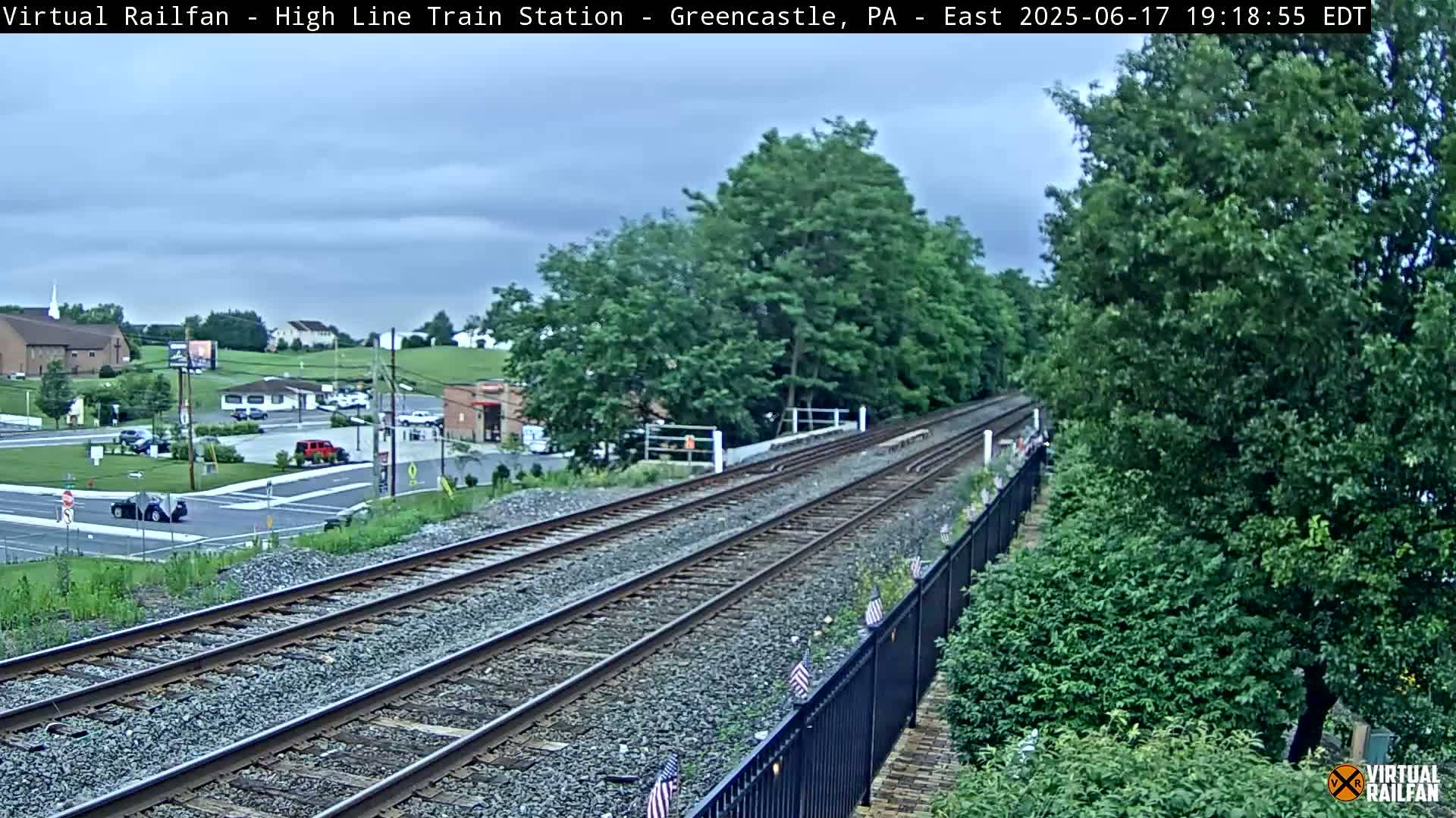 Greencastle Highline Train Station Live Cam - Greencastle, Franklin, Pennsylvania, USA